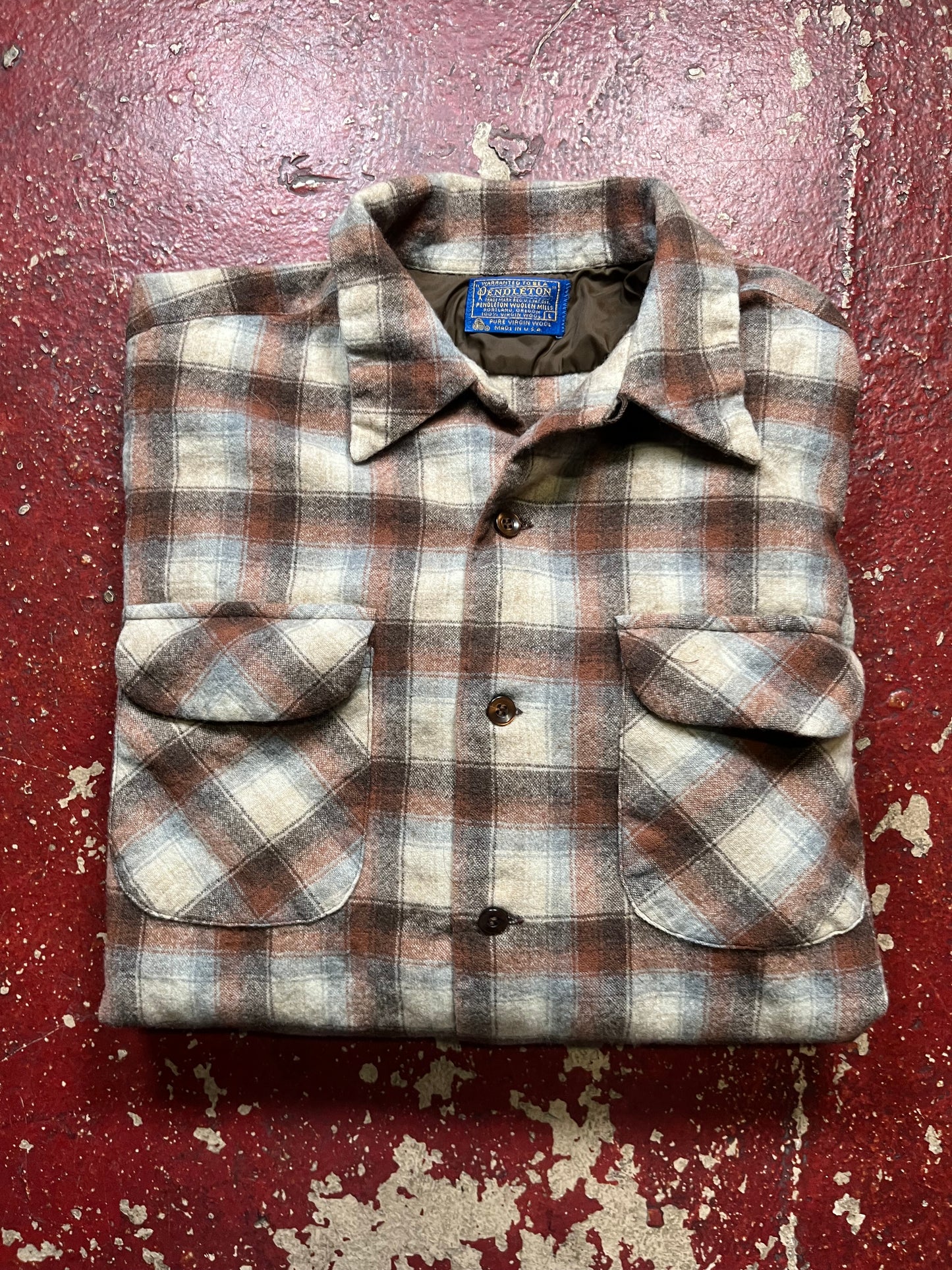 60s Pendleton Long Sleeve Board Shirt