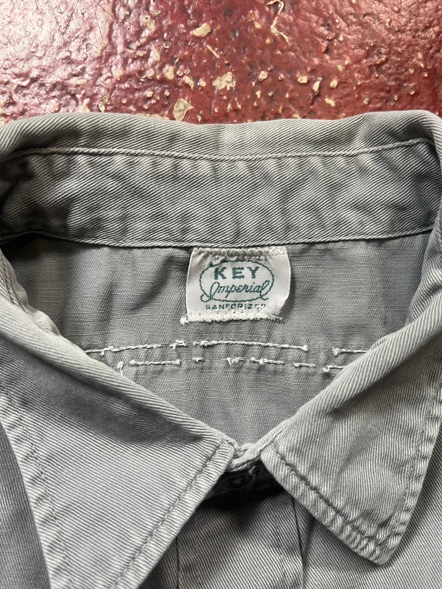 50s Key Grey Work Shirt