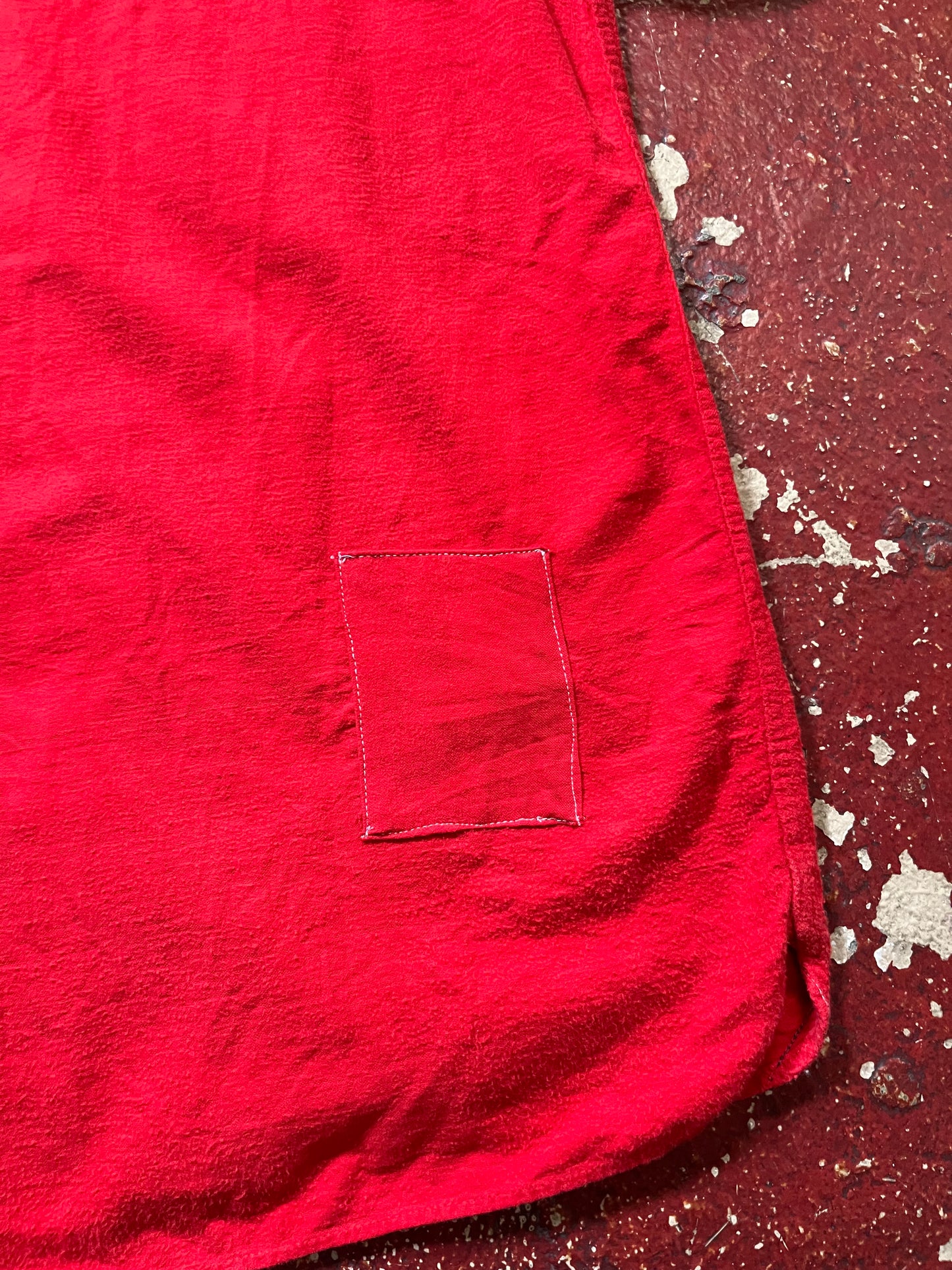50s Winter King Red Short Sleeve Shirt