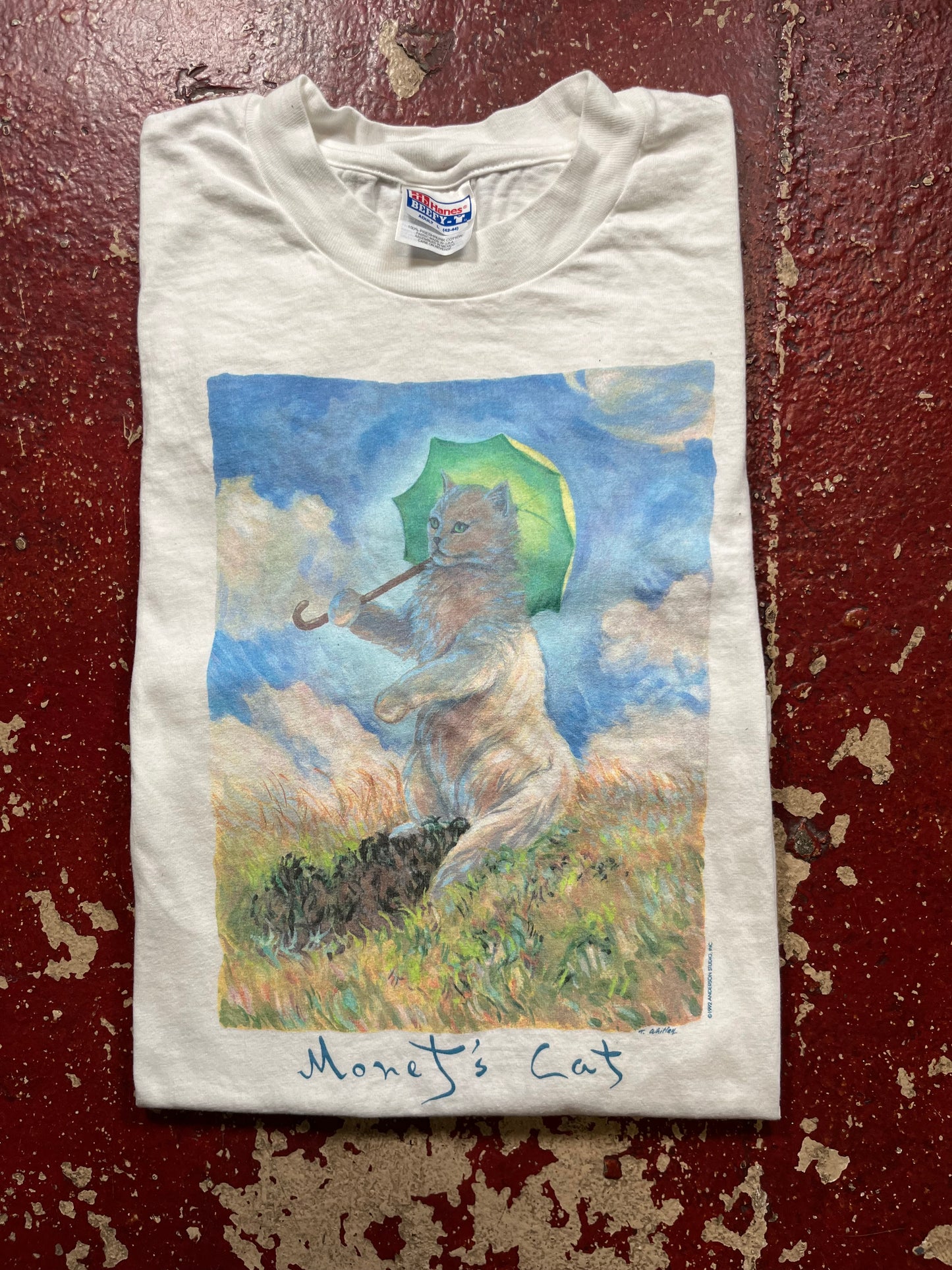1992 Monets Cat Tee