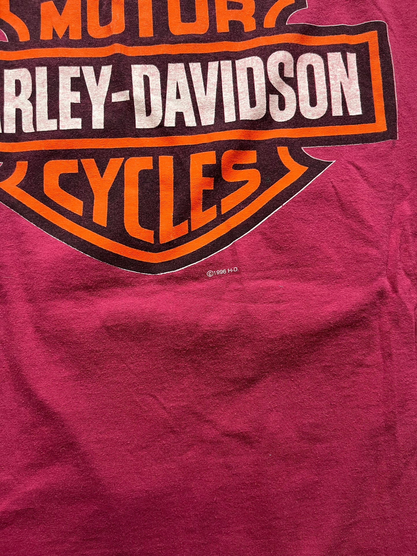 1996 Harley Davidson Brick Tee