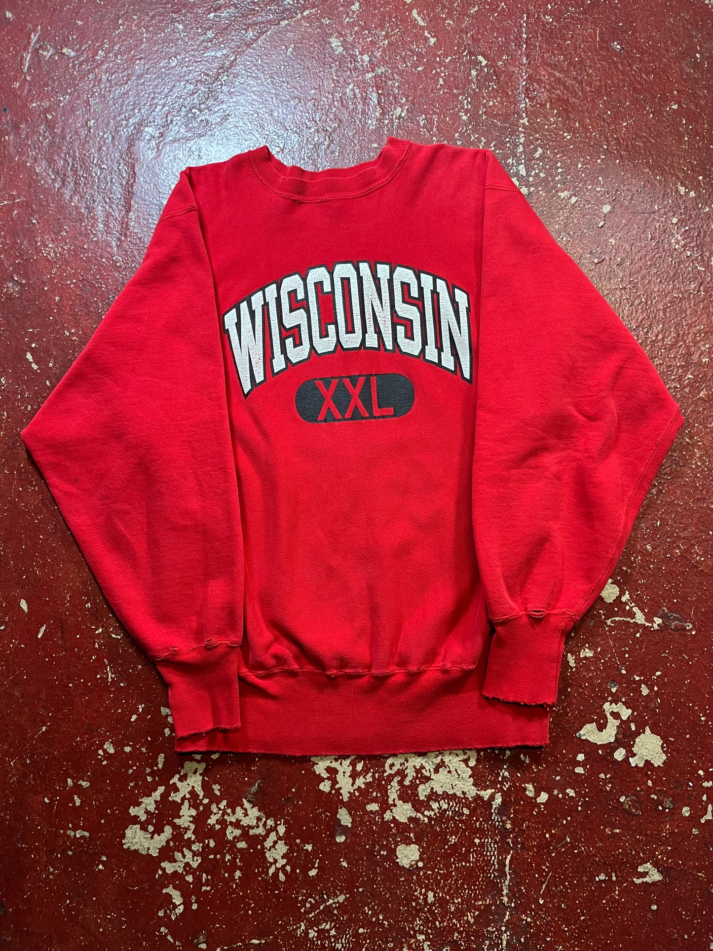 90s Champion Reverse Weave Wisconsin Crewneck