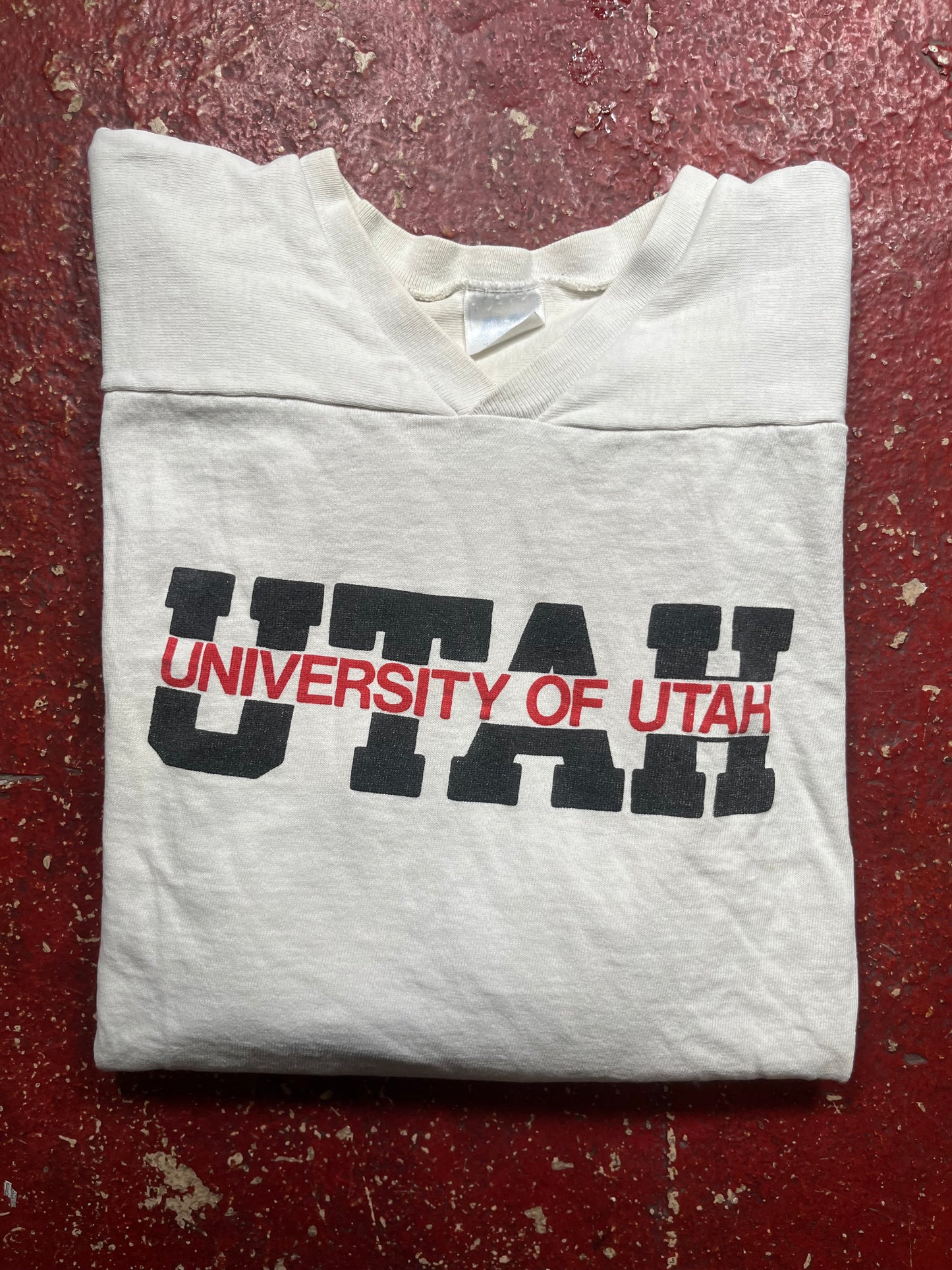 80s University Of Utah Quarter Sleeve Shirt