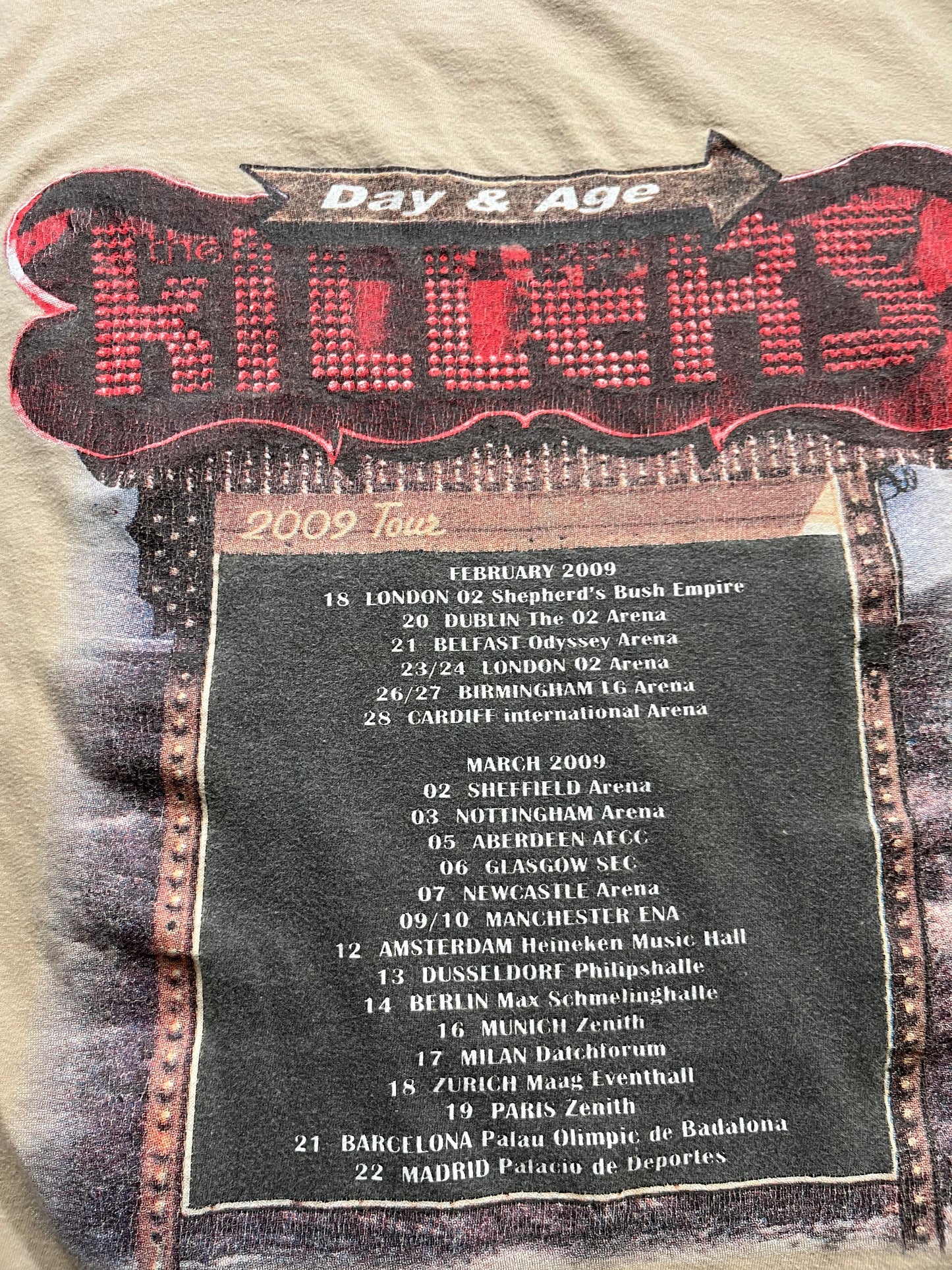 2009 Killers “Day & Age” Tee