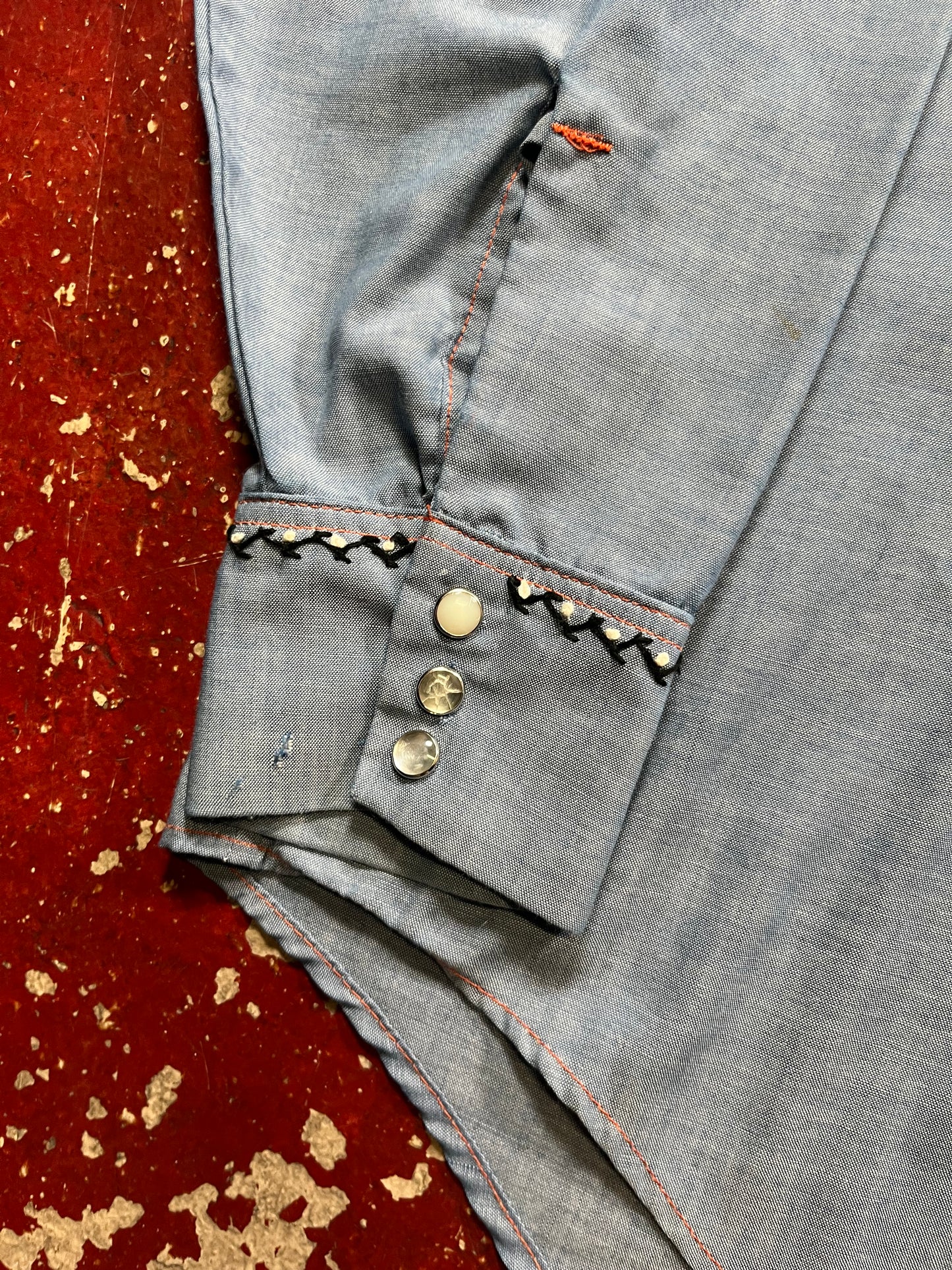 70s Big Mac Sun Chambray Long Sleeve Shirt