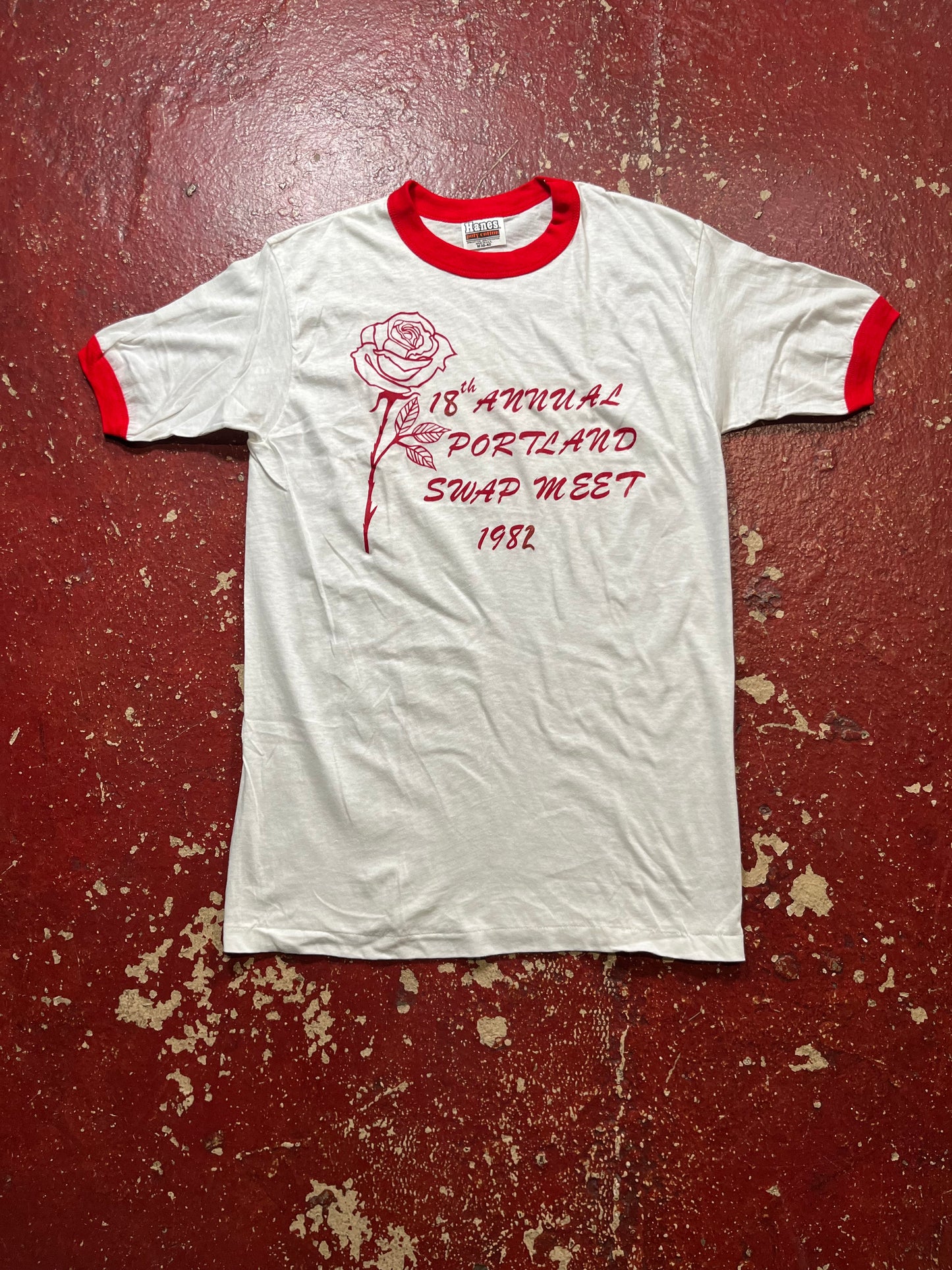 1982 Portland Swap Meet Ringer Tee