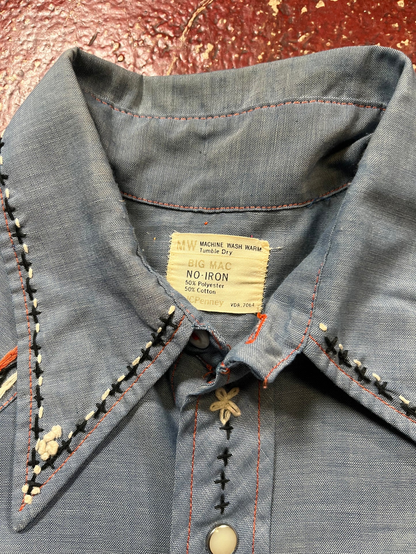 70s Big Mac Sun Chambray Long Sleeve Shirt