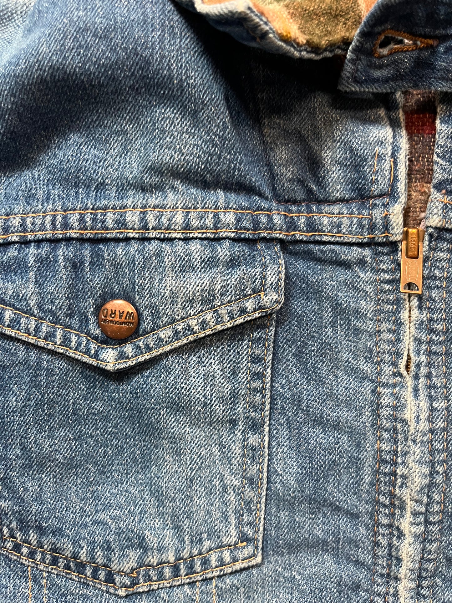 60s Montgomery Ward Denim Jacket