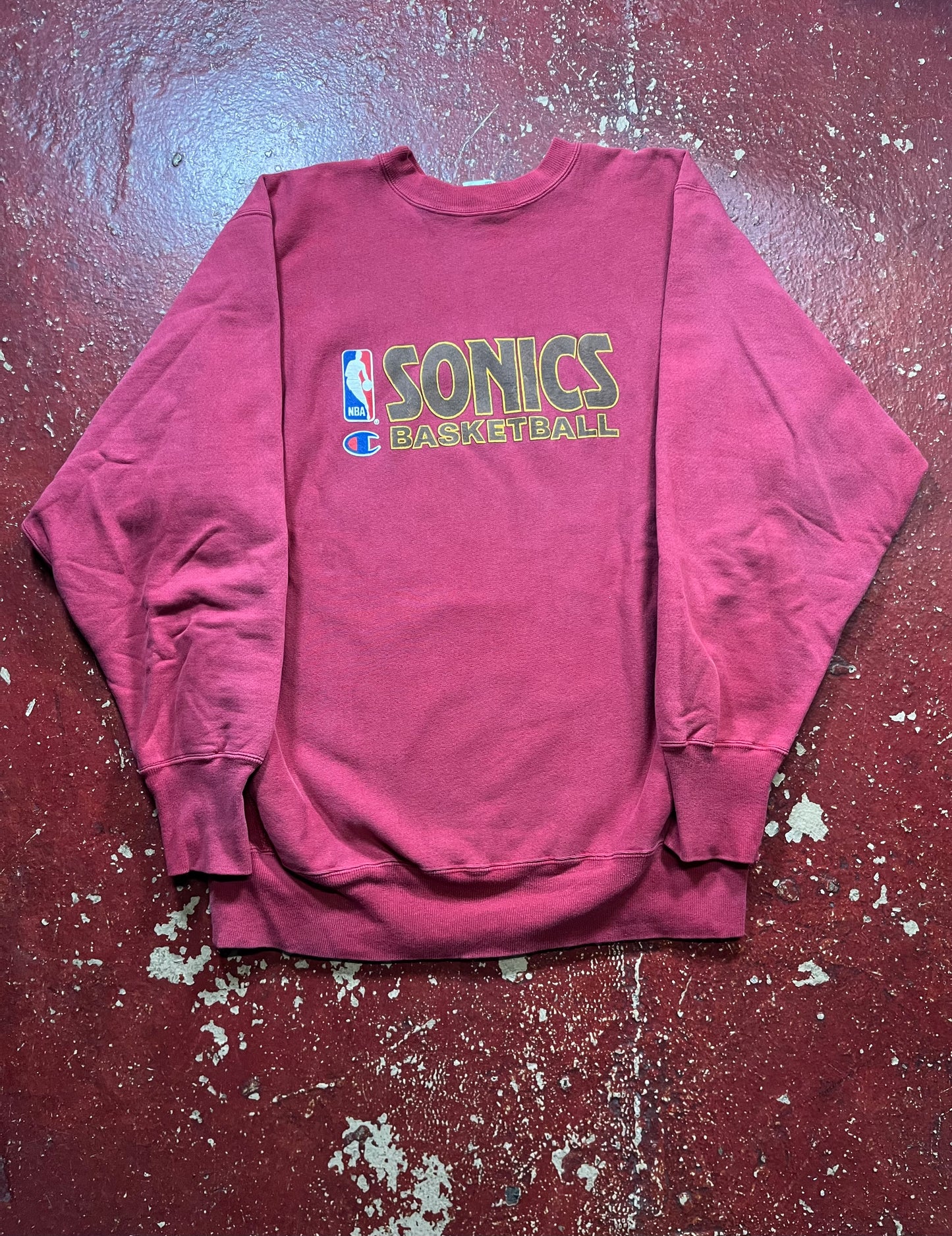 90s Champion Reverse Weave Seattle Sonics Crewneck