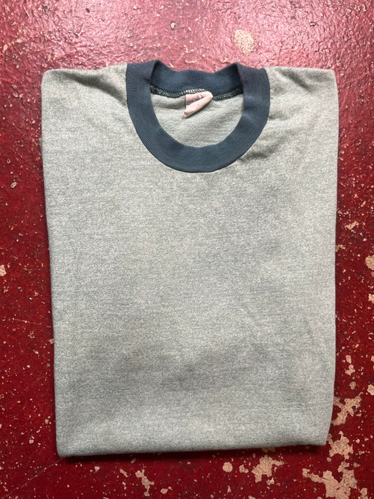 70s Towncraft Green Ringer Tee