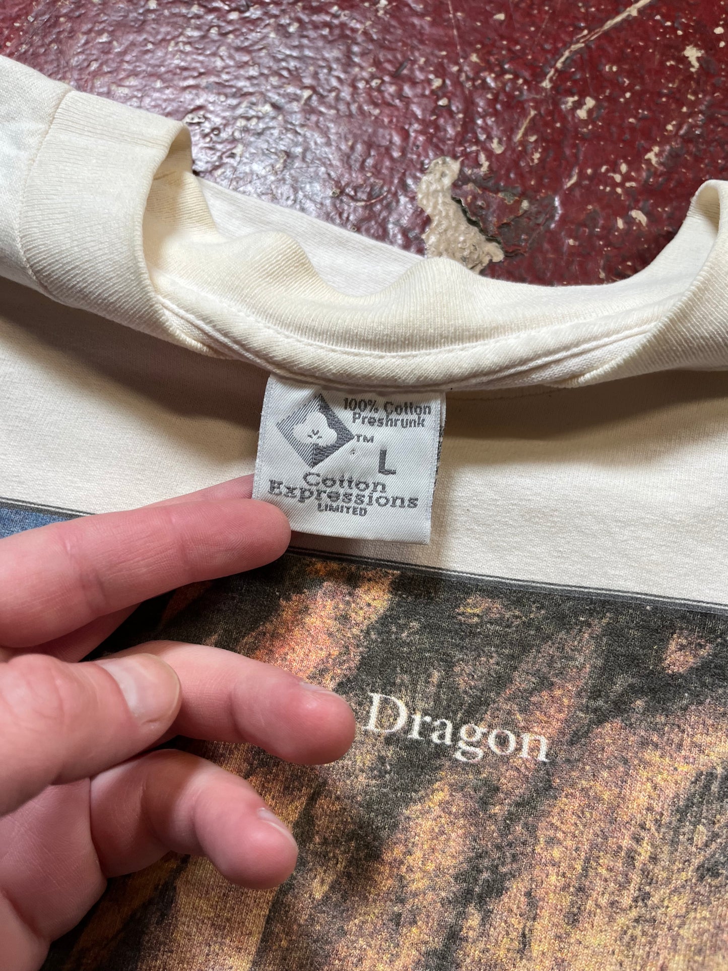 90s Michael Whalen “White Dragon” Tee