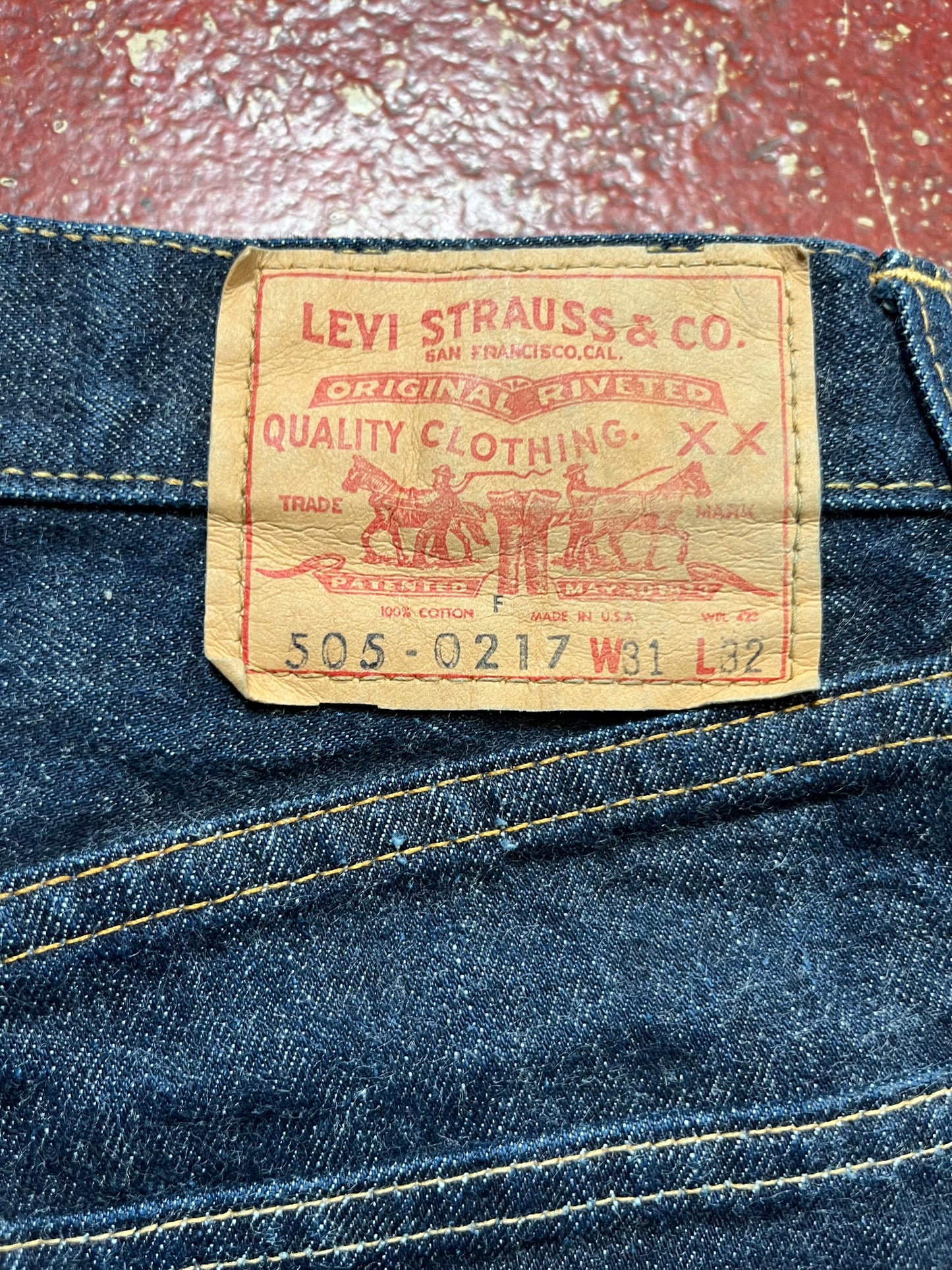 60s Levi’s 505s Big E Jeans