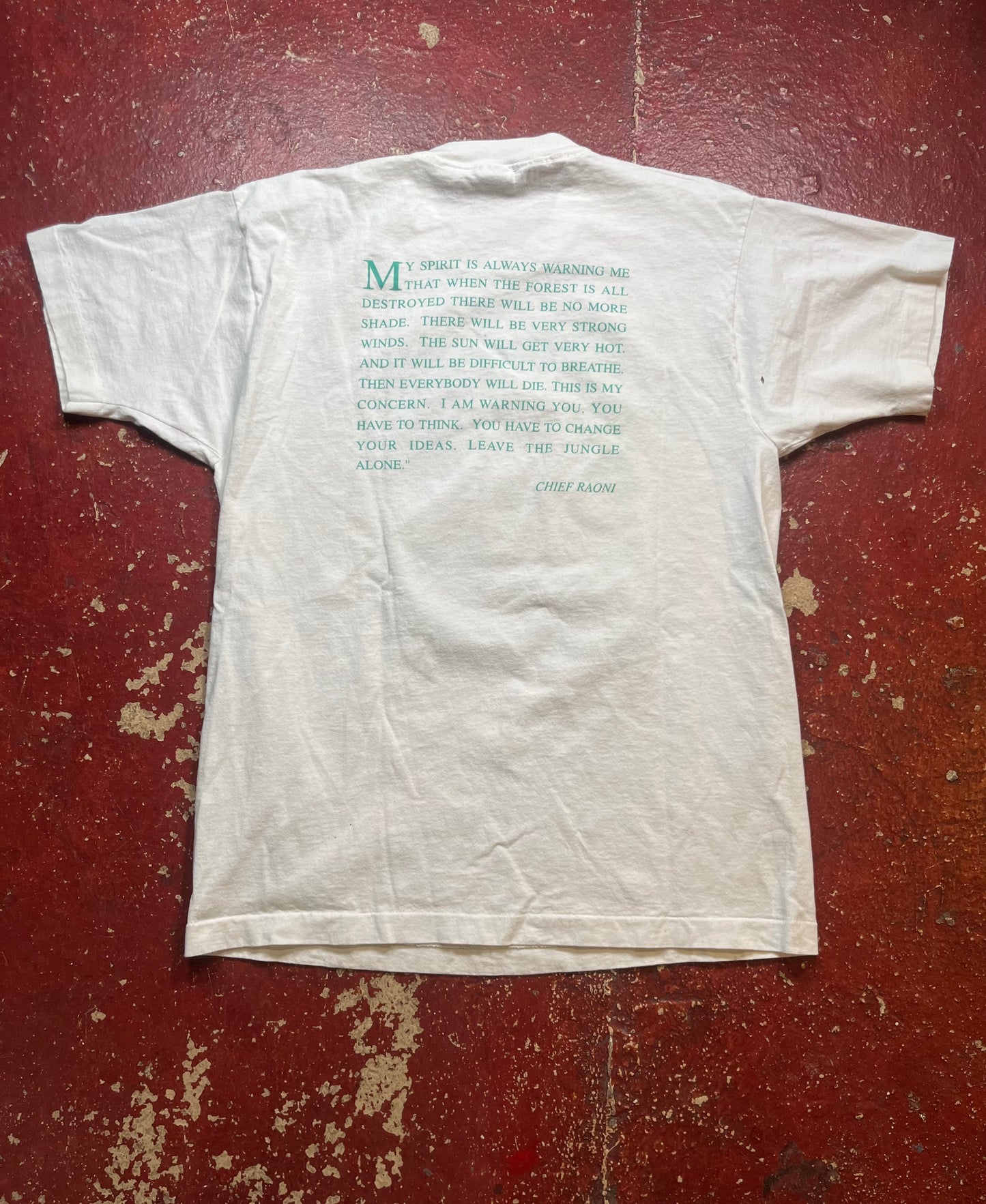 90s Jobim & Sting Rainforest Benefit Concert Tee