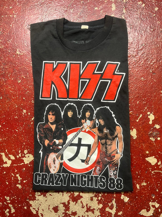 1988 Kiss “Crazy Nights” Tee