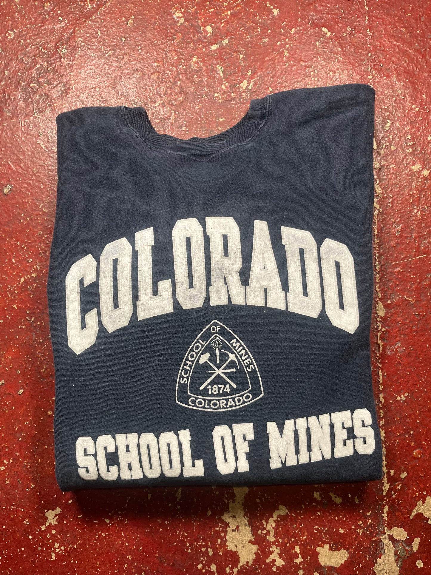 90s Champion Reverse Weave Colorado School Of Mines Crewneck