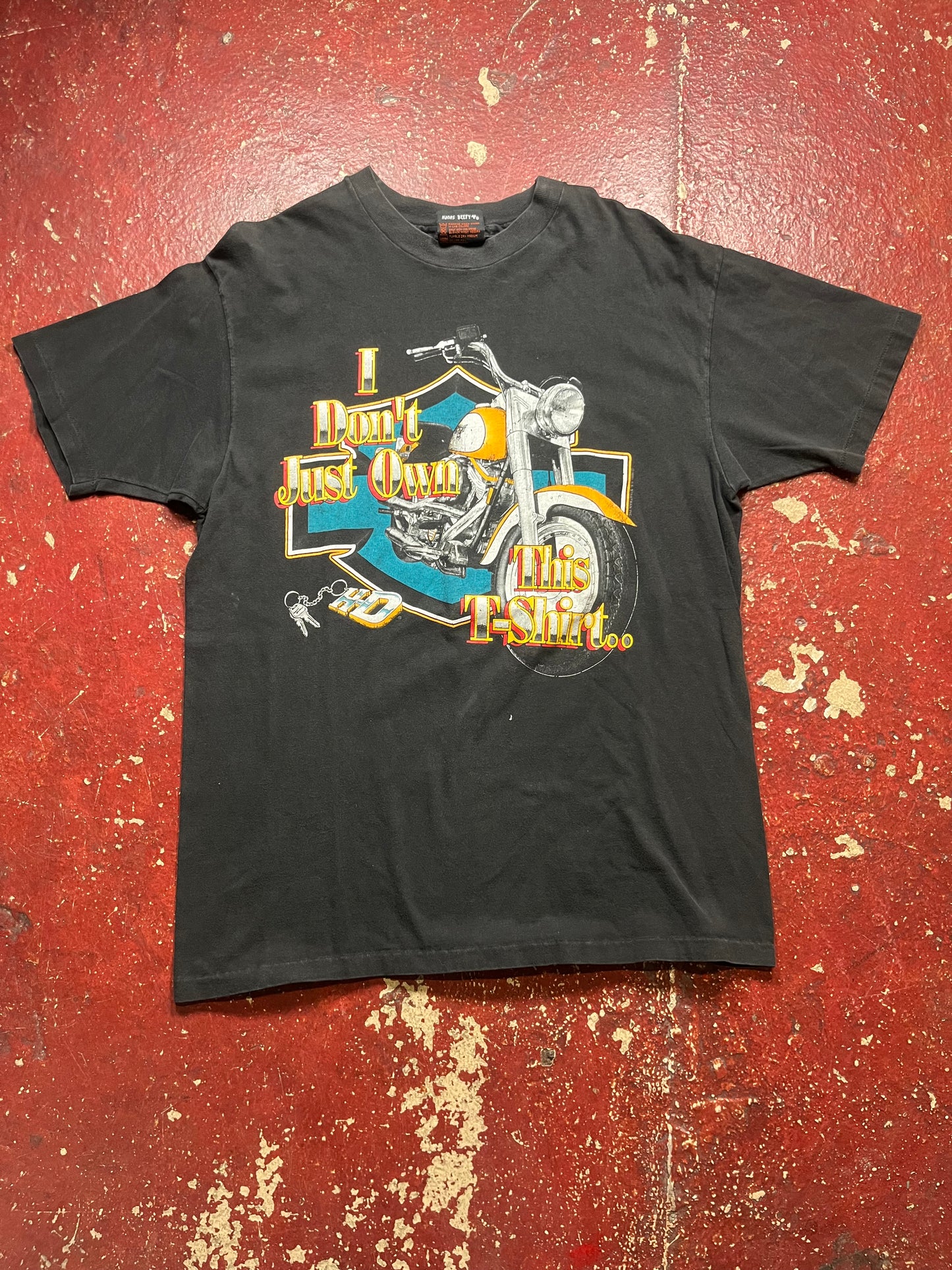 1990 Harley Davidson “I Don’t Just Own This Shirt” Tee