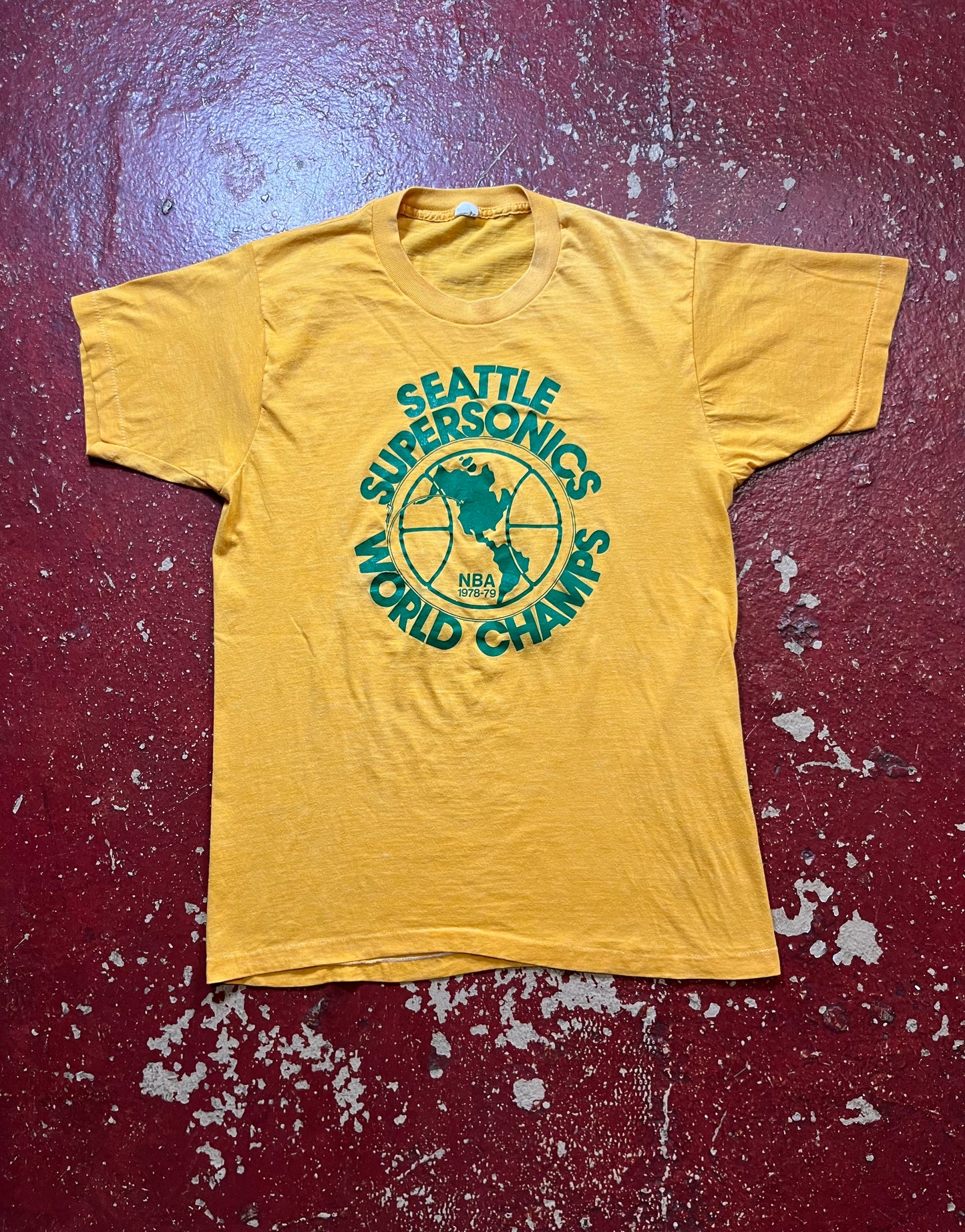 1979 Seattle Sonics World Champions Tee