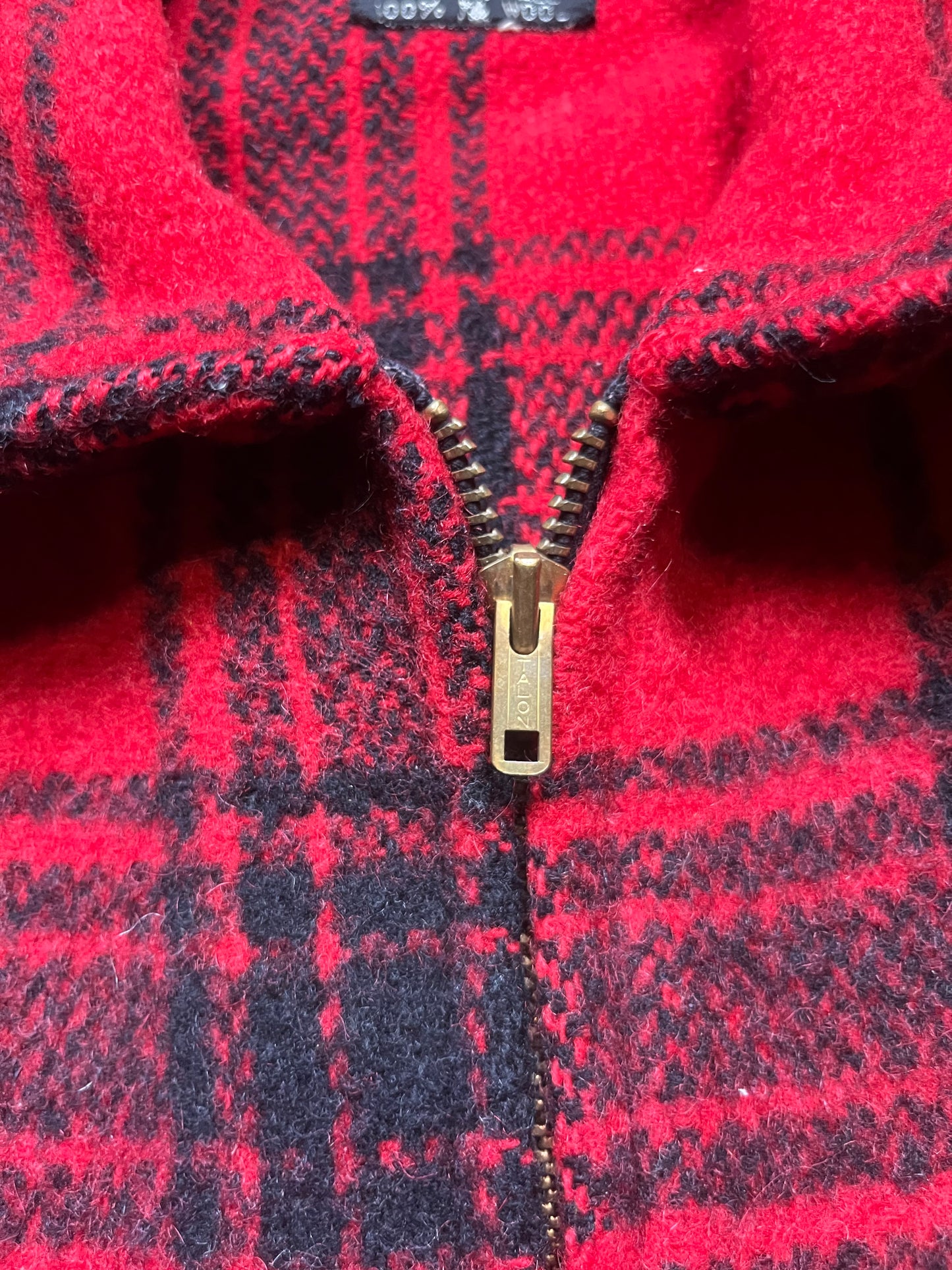 40s/50s Winter King Plaid Jacket