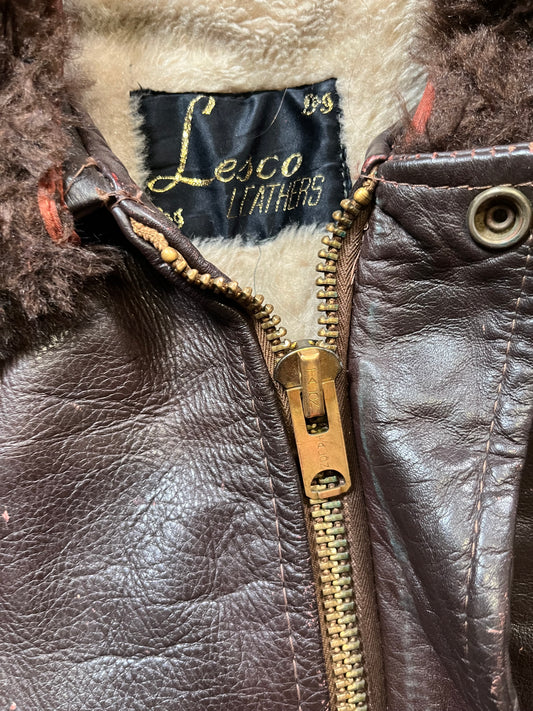 60s Lesco Leather Jacket