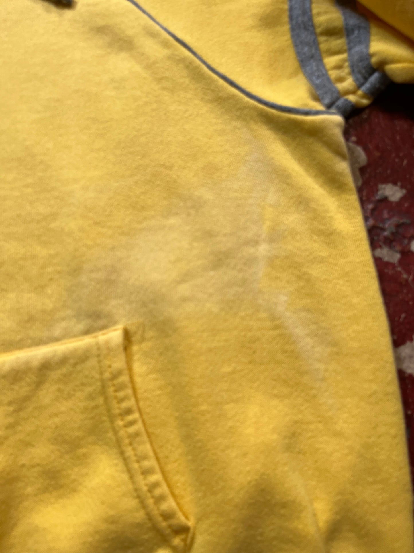 70s/80s Yellow & Grey Hoodie