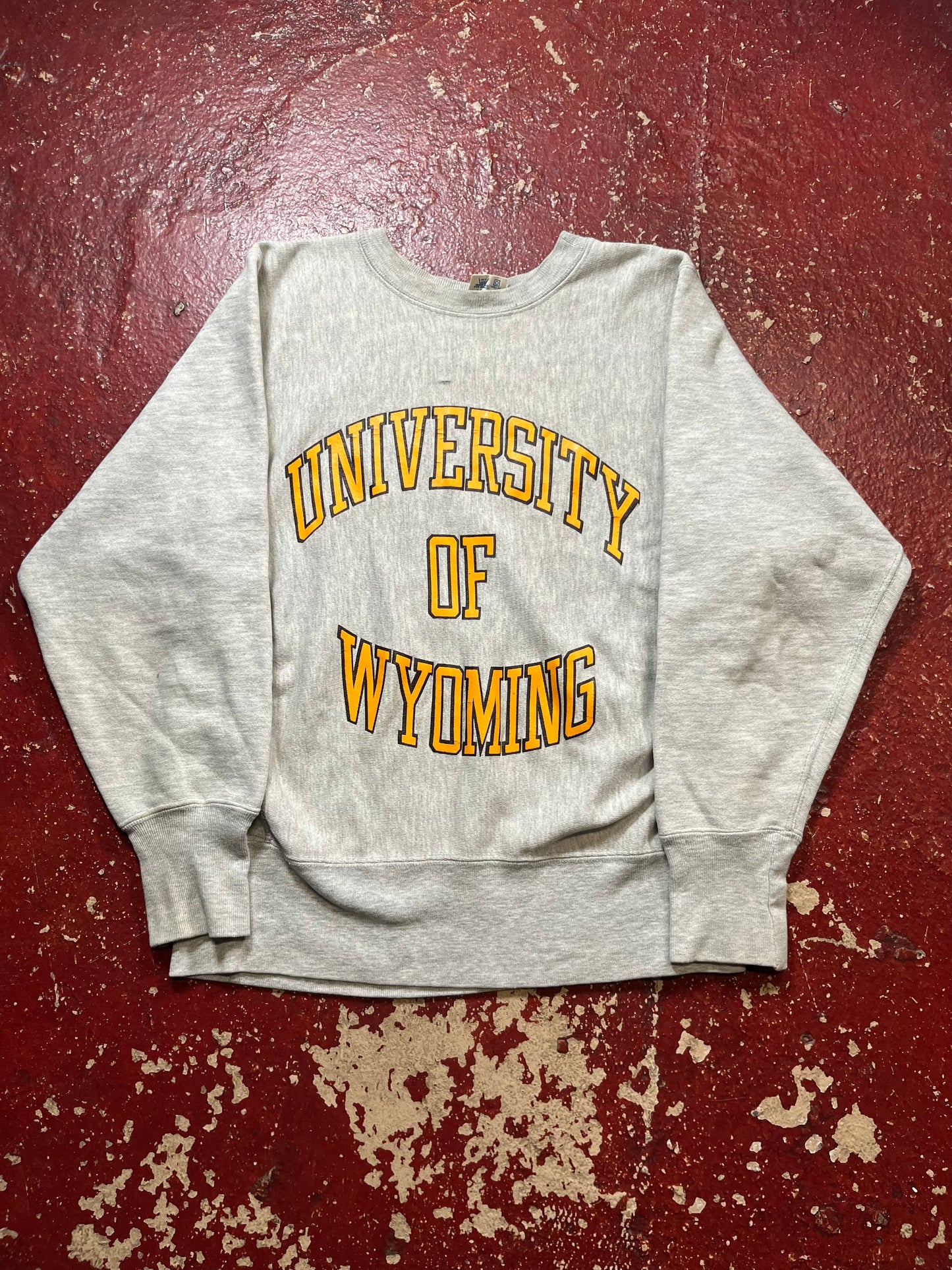 80s Champion Reverse Weave University Of Wyoming Crewneck