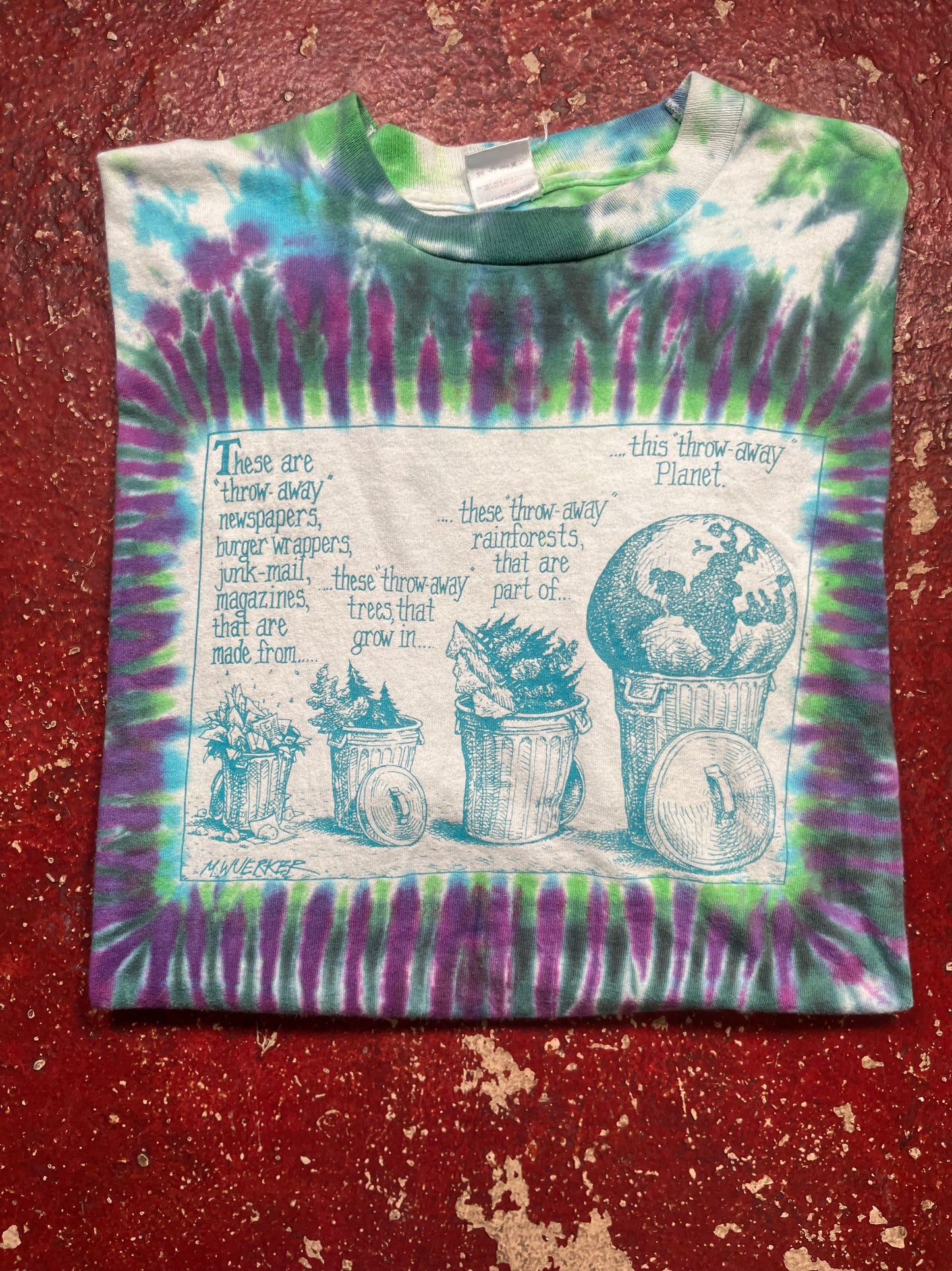 90s Throw Away Planet Tee