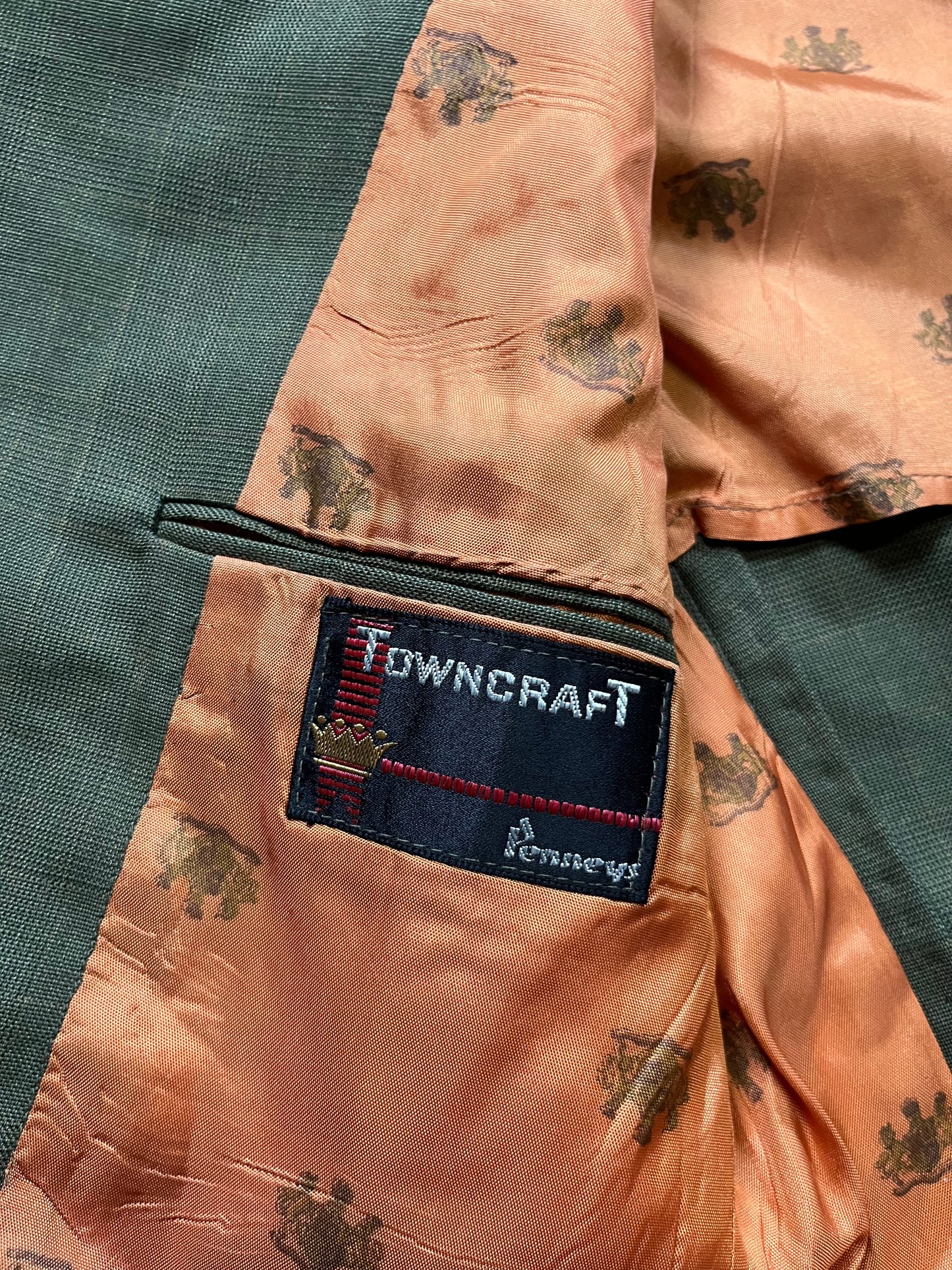 50s Towncraft Green Blazer