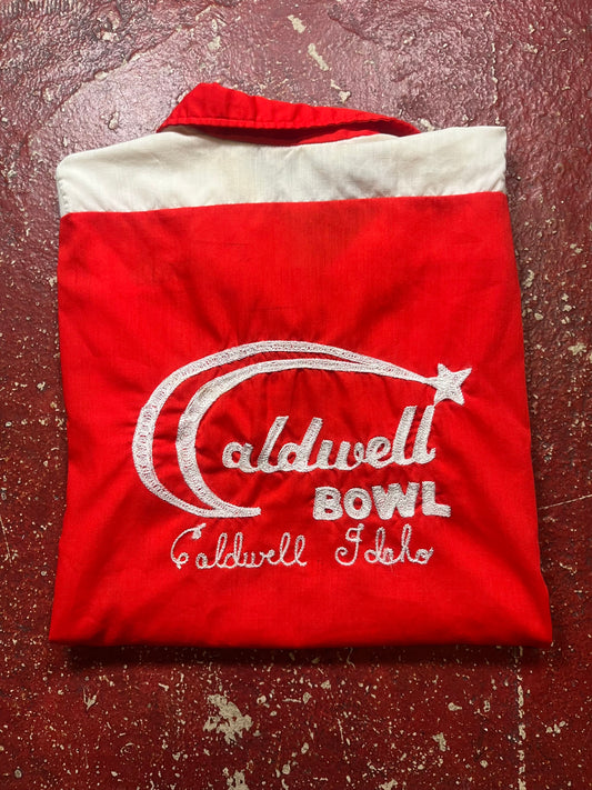 70s Caldwell Bowl Chainstitched Bowling Shirt