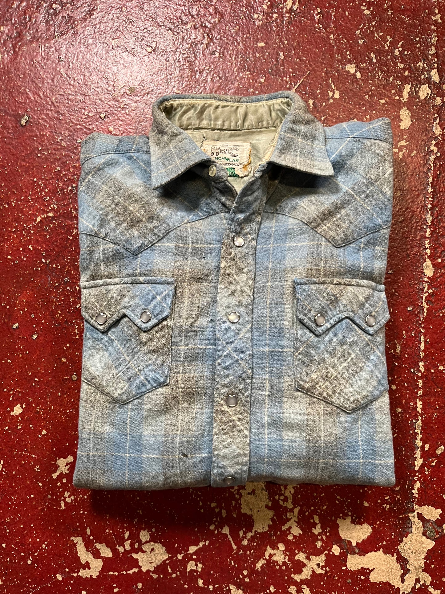 60s HBarC Sawtooth Western Shirt