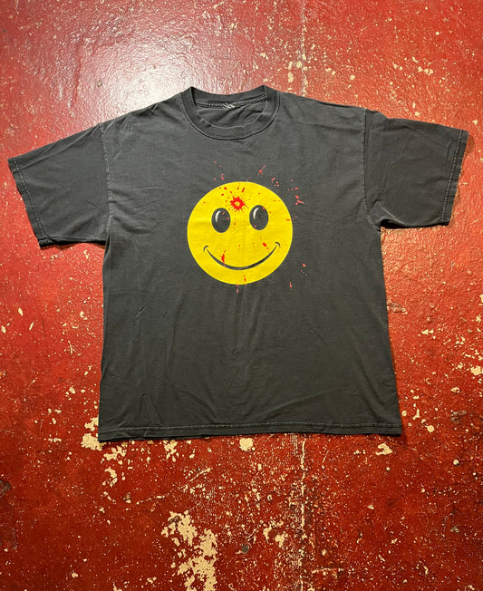 90s Headshot Smiley Face Tee