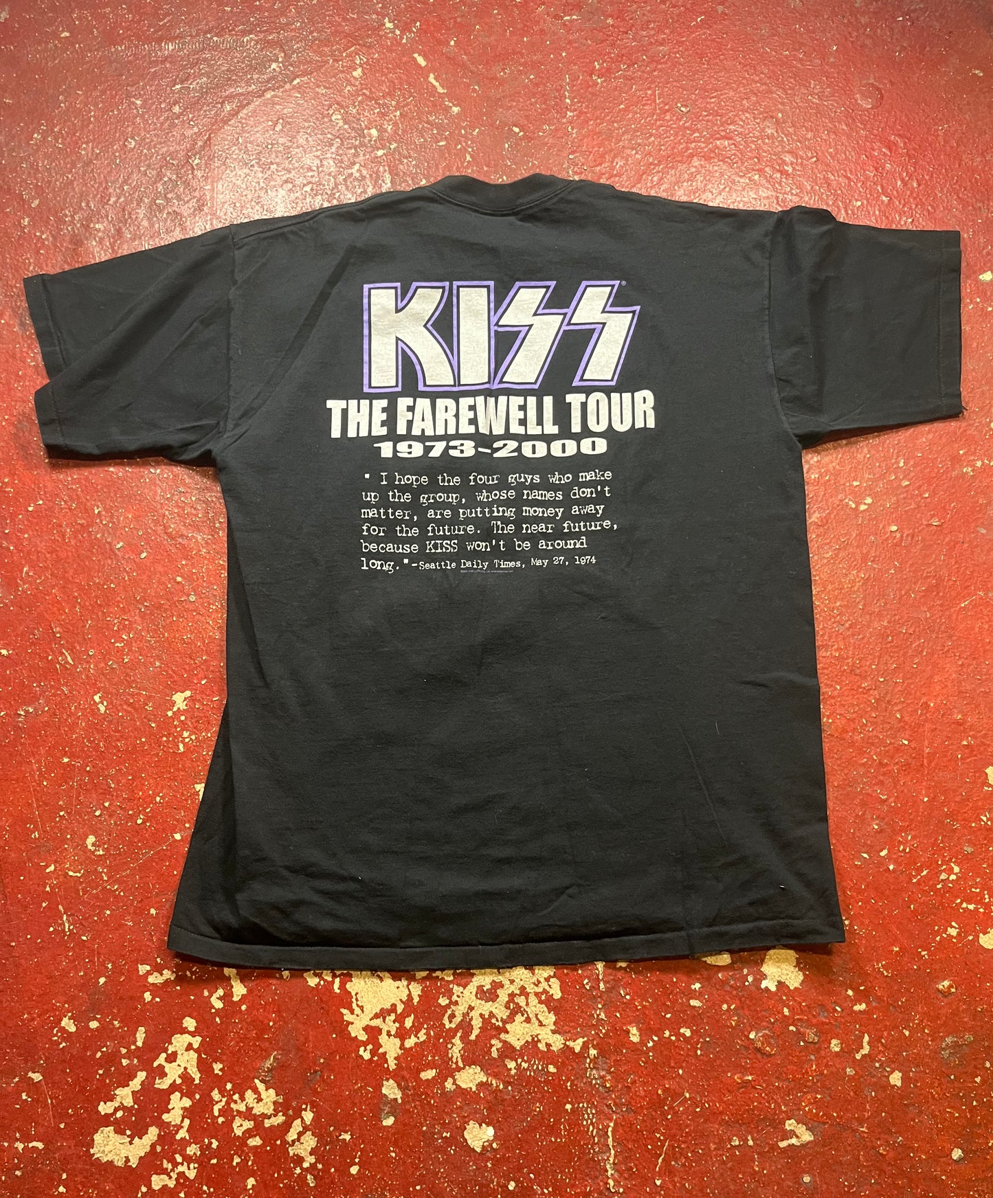 2000 Kiss “Farewell” Tee