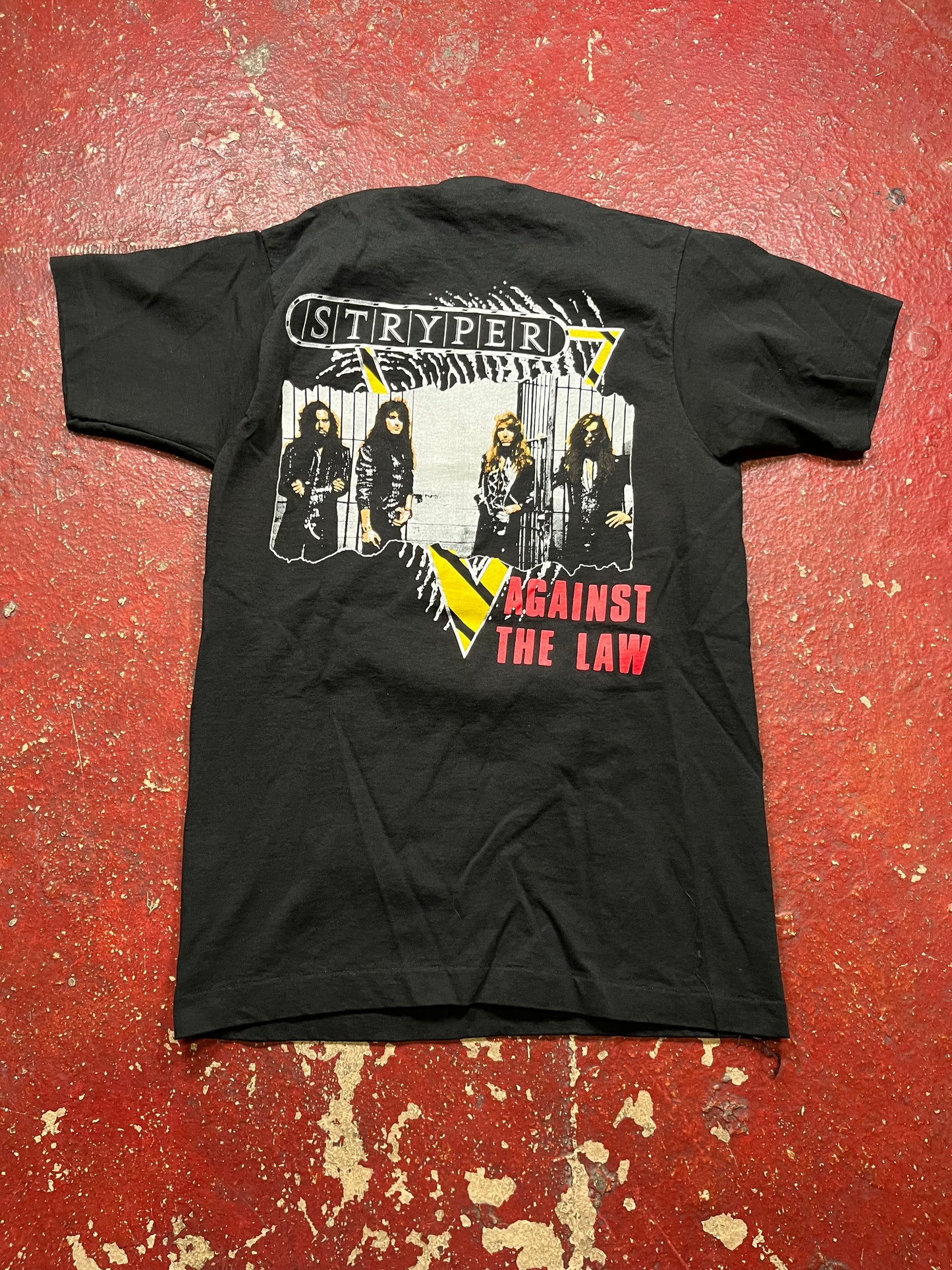 1990 Stryper “Against The Law” Tee