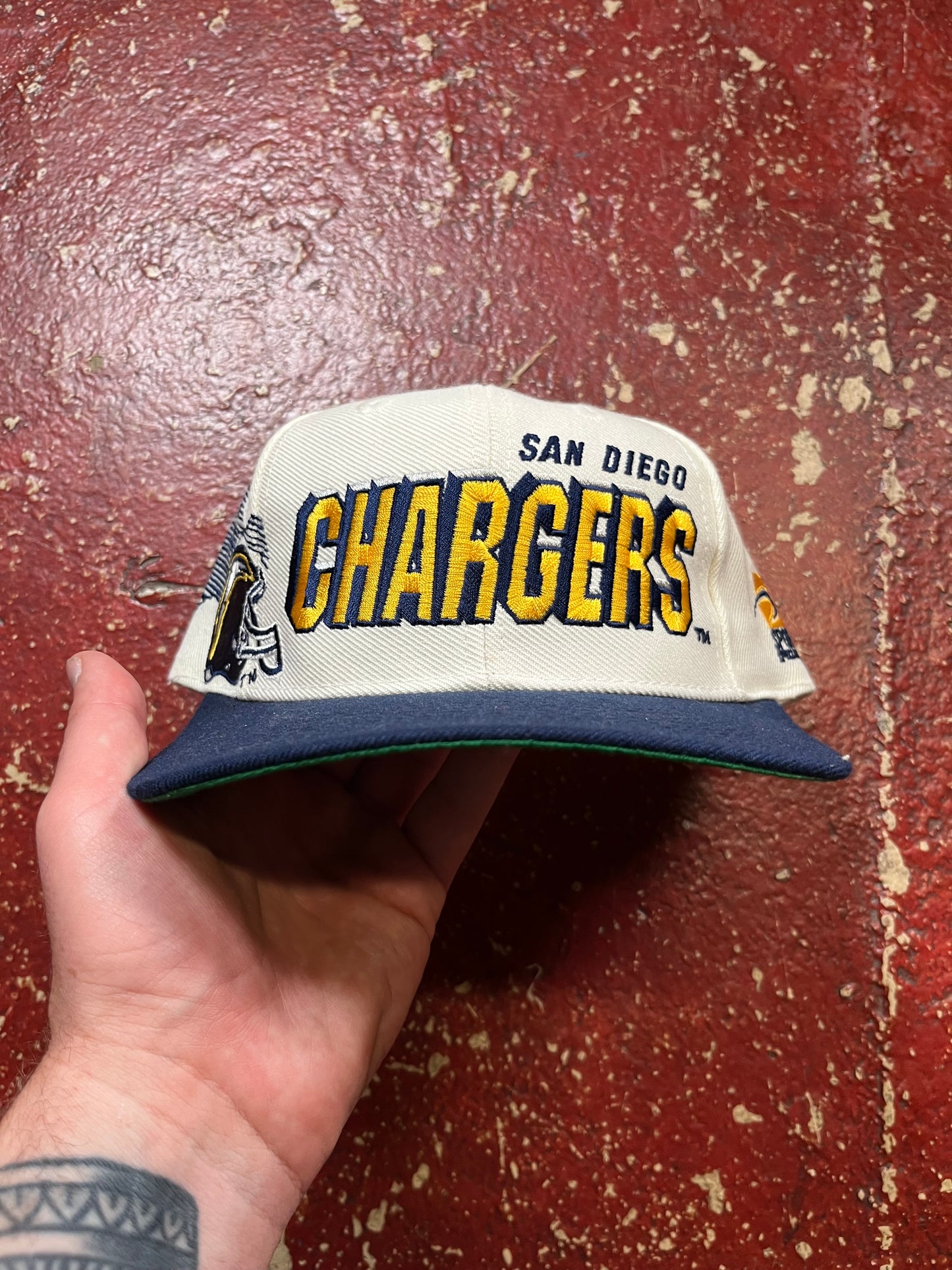 90s Sports Specialities San Diego Chargers Shadow Hat