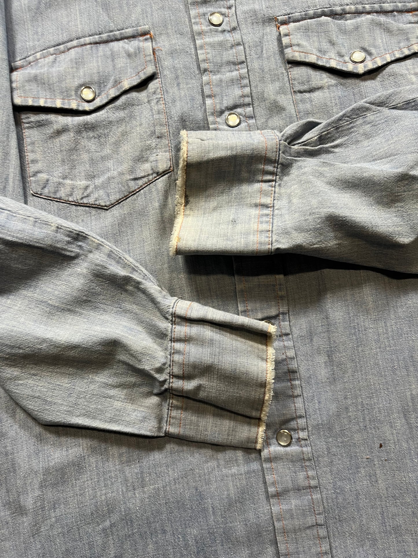 60s/70s BJR Western Pearl Snap Long Sleeve Shirt