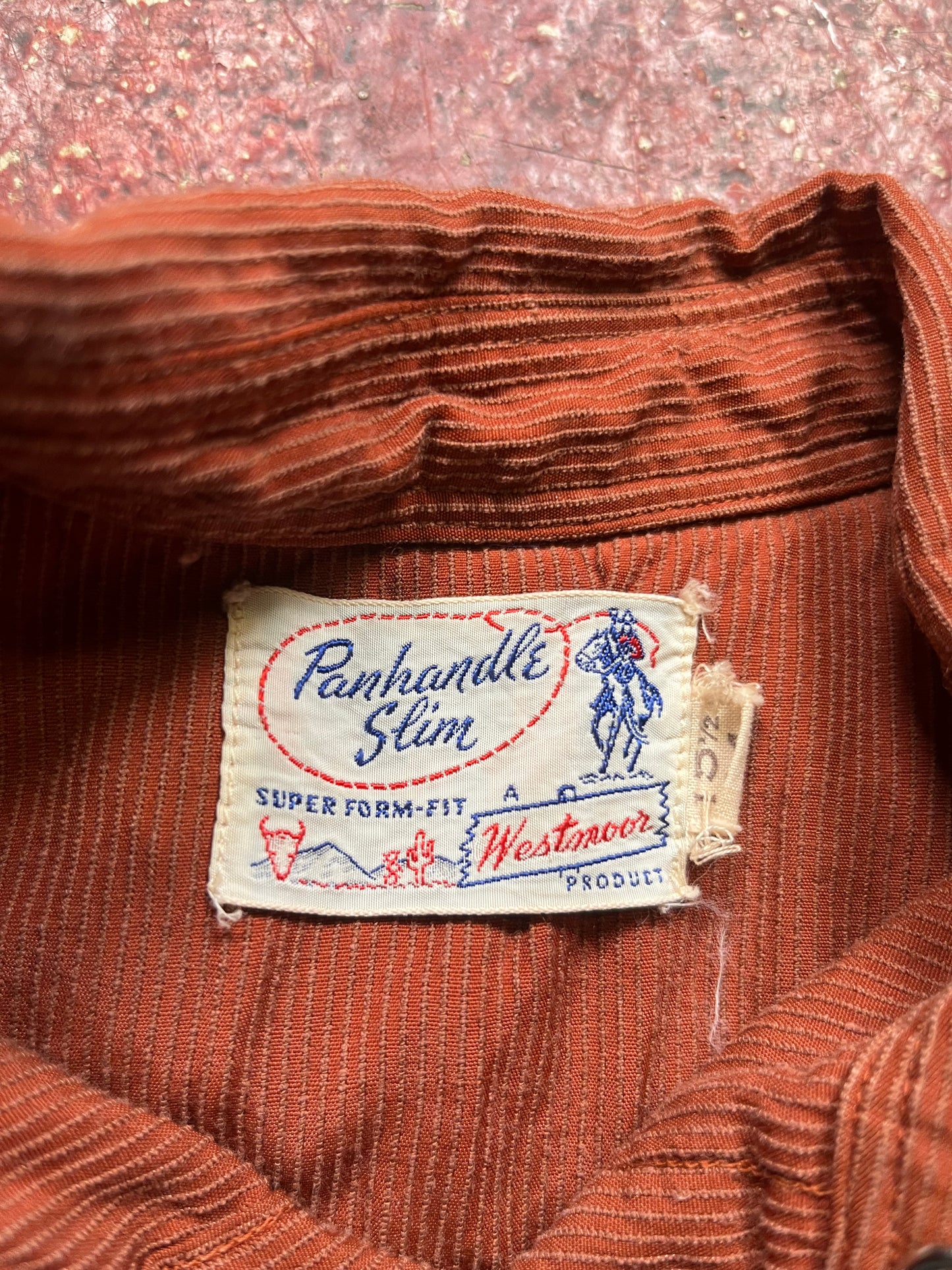 60s Panhandle Slim Corduroy Pearl Snap Western Shirt
