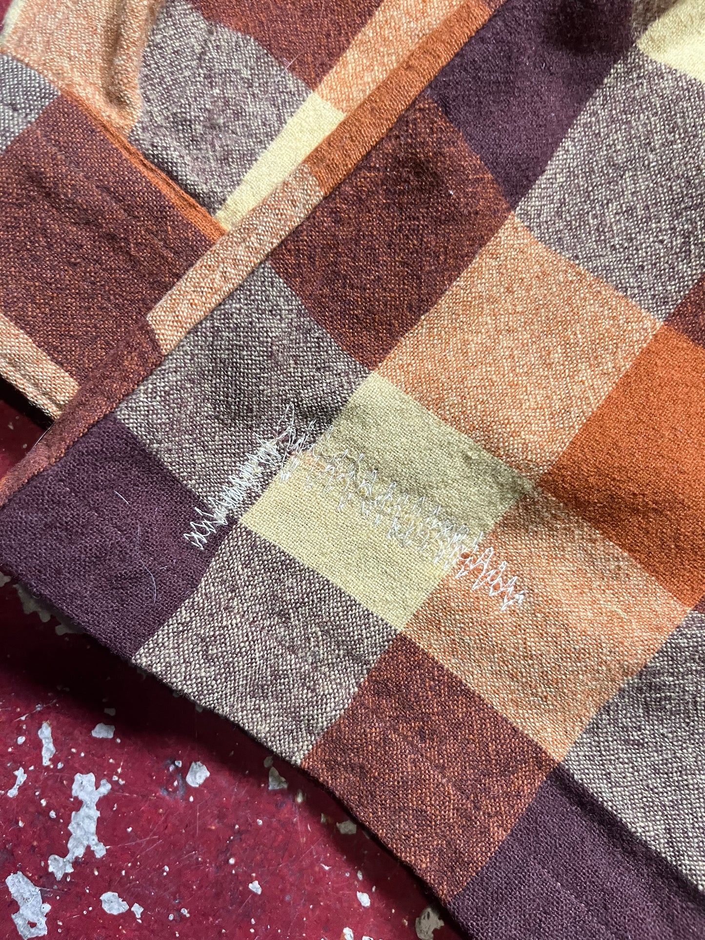 50s Woolrich Loop Collar Board Shirt