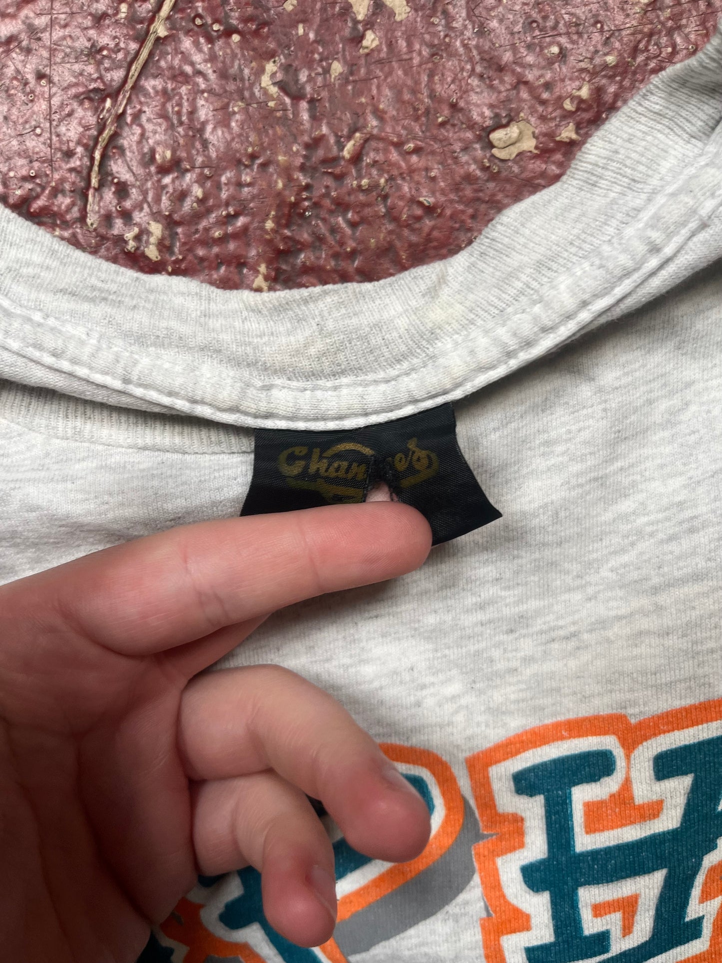 1993 Flintstones Miami Dolphins Tee