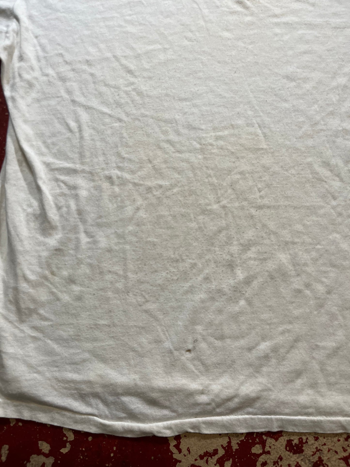 70s Russell White Ringer Tee