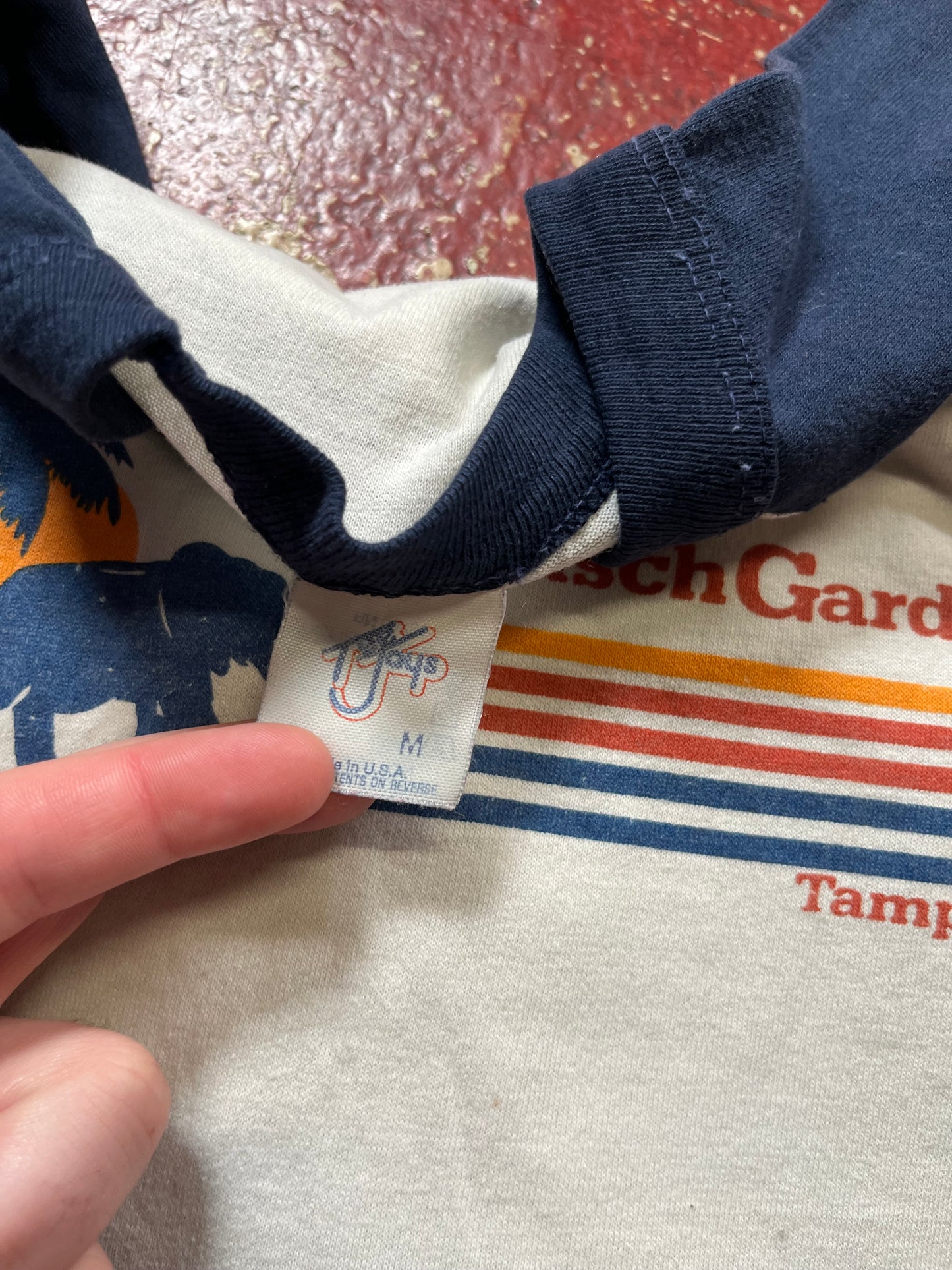 80s Busch Gardens Quarter Sleeve Shirt