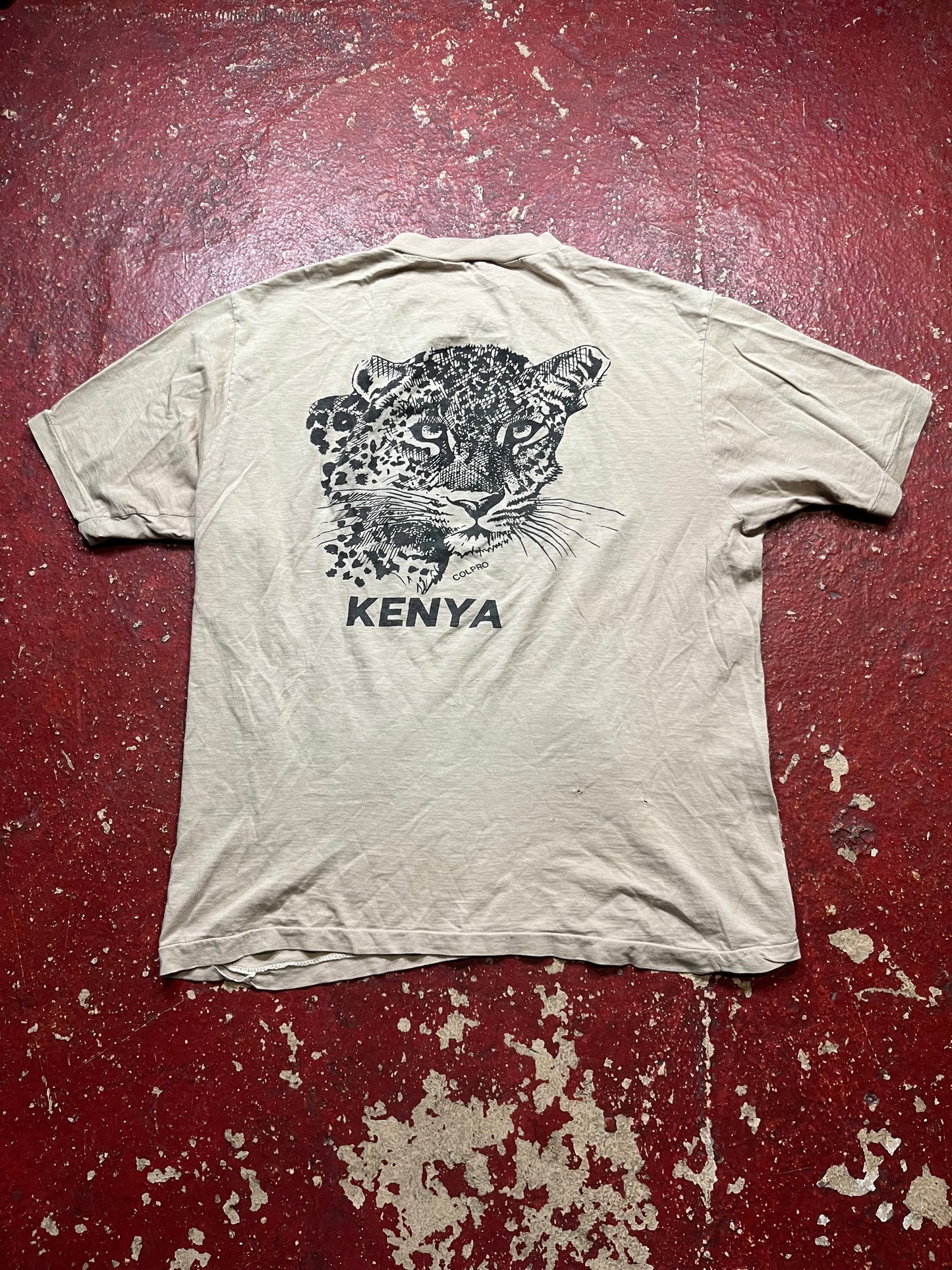 80s Kenya Leopard Tee