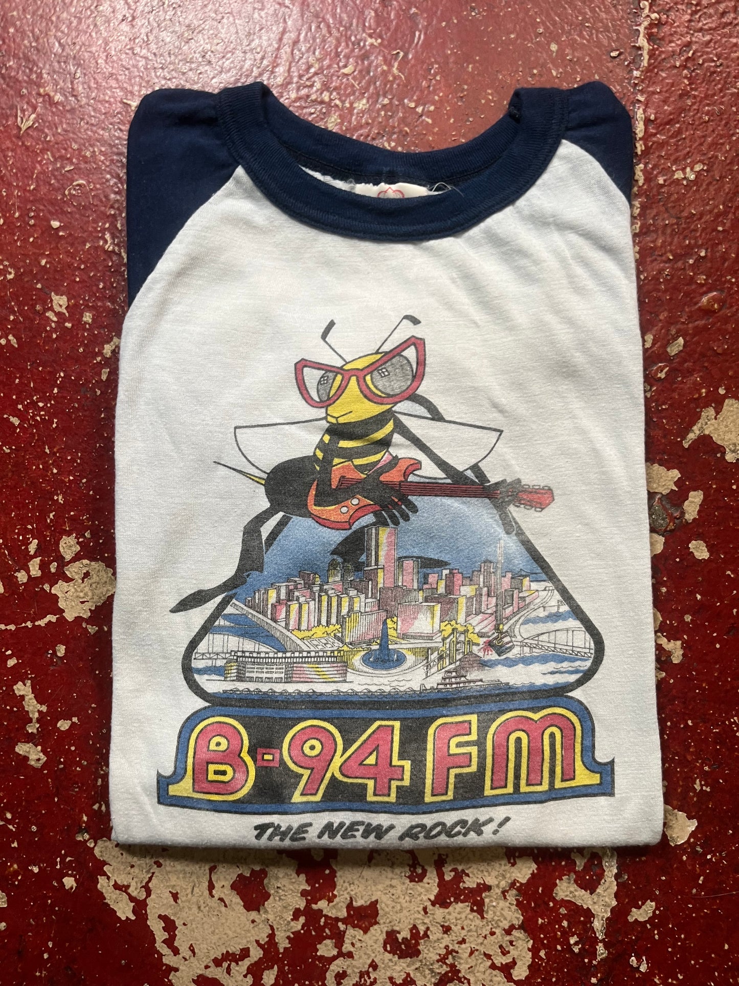 70s/80s B-94 FM Quarter Sleeve Shirt