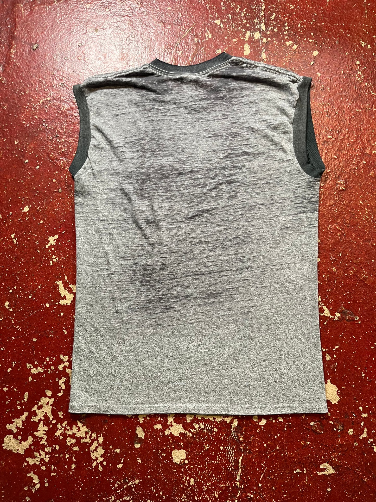 70s Grey Sleeveless Shirt