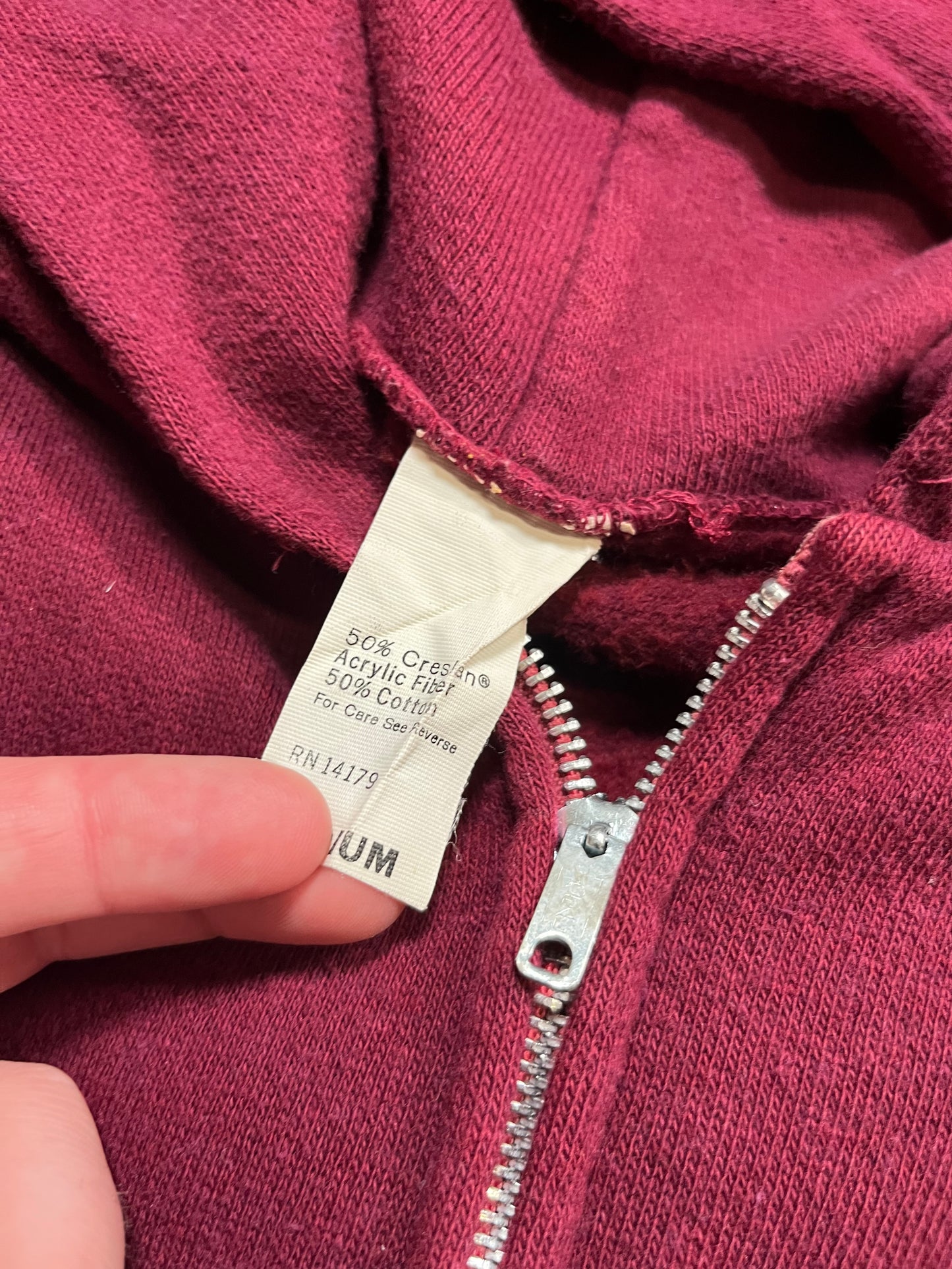 70s Maroon Hoodie