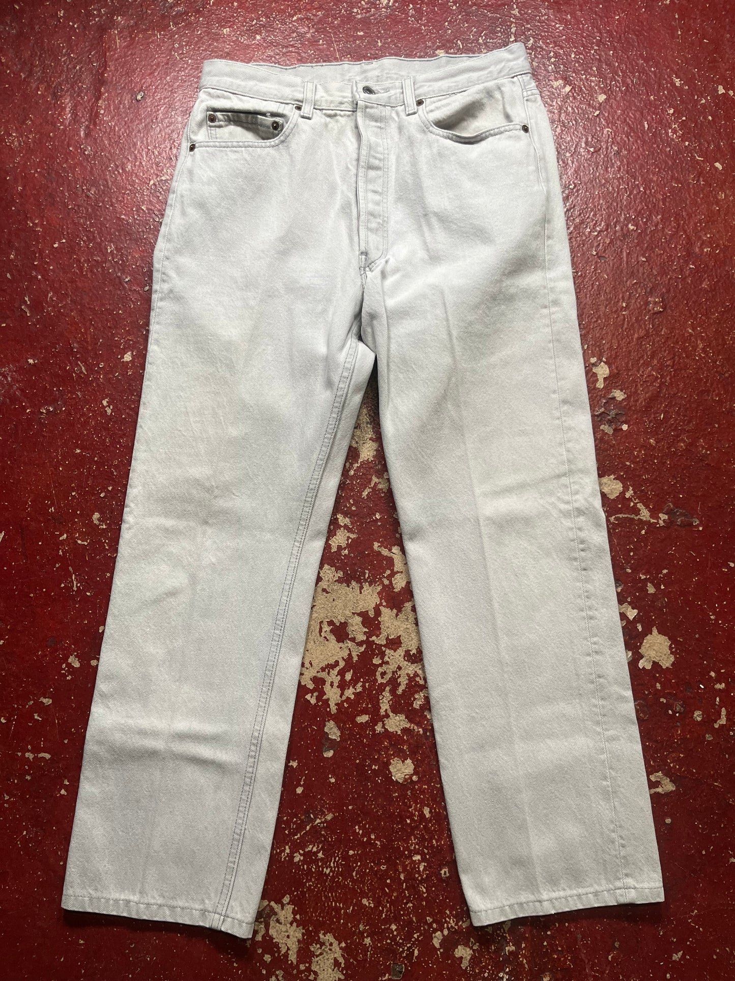 80s Levis 501s Grey Jeans