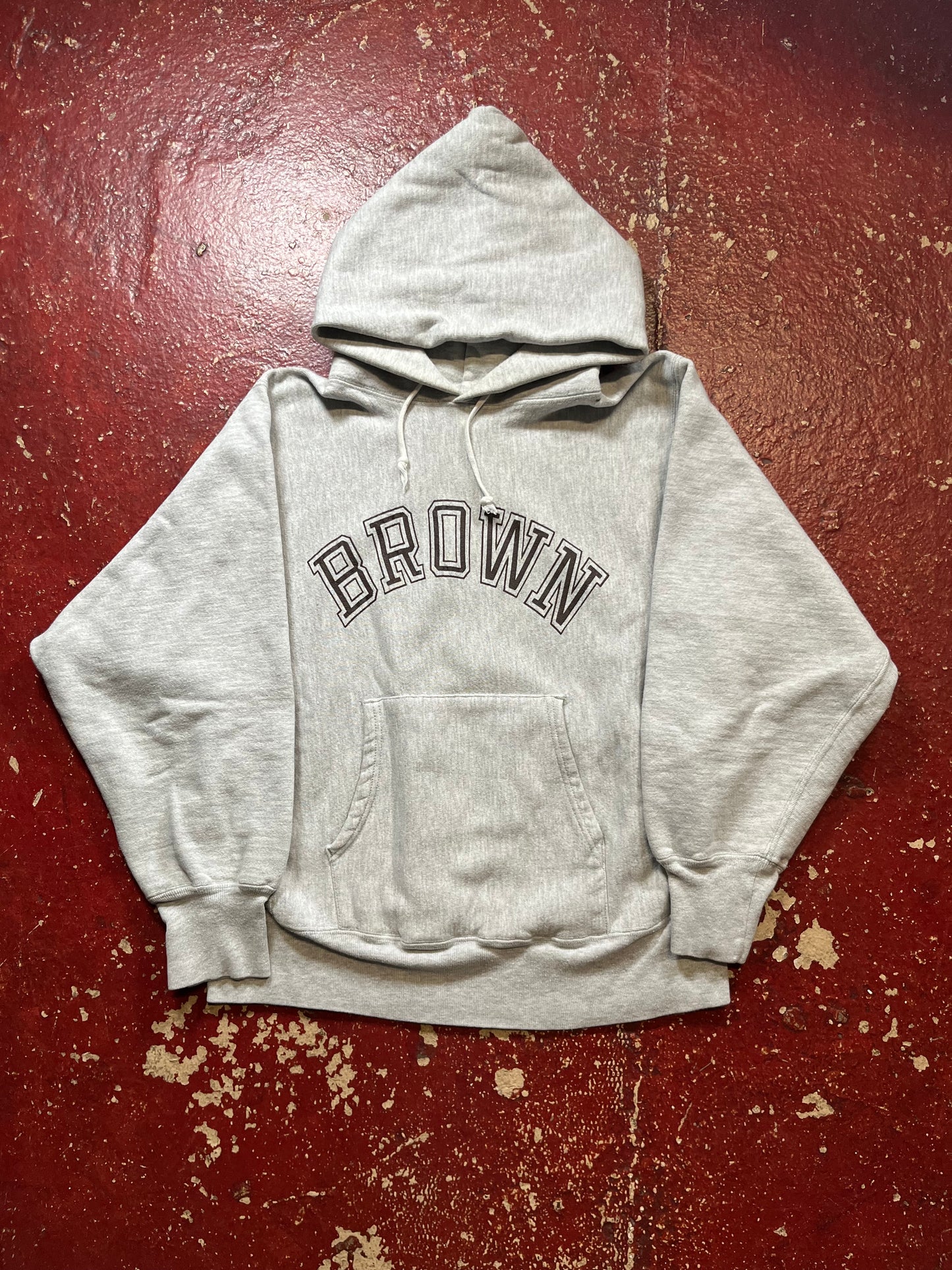 80s Champion Reverse Weave Brown Hoodie