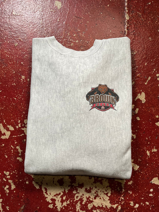 90s Champion Reverse Weave Brown Crewneck