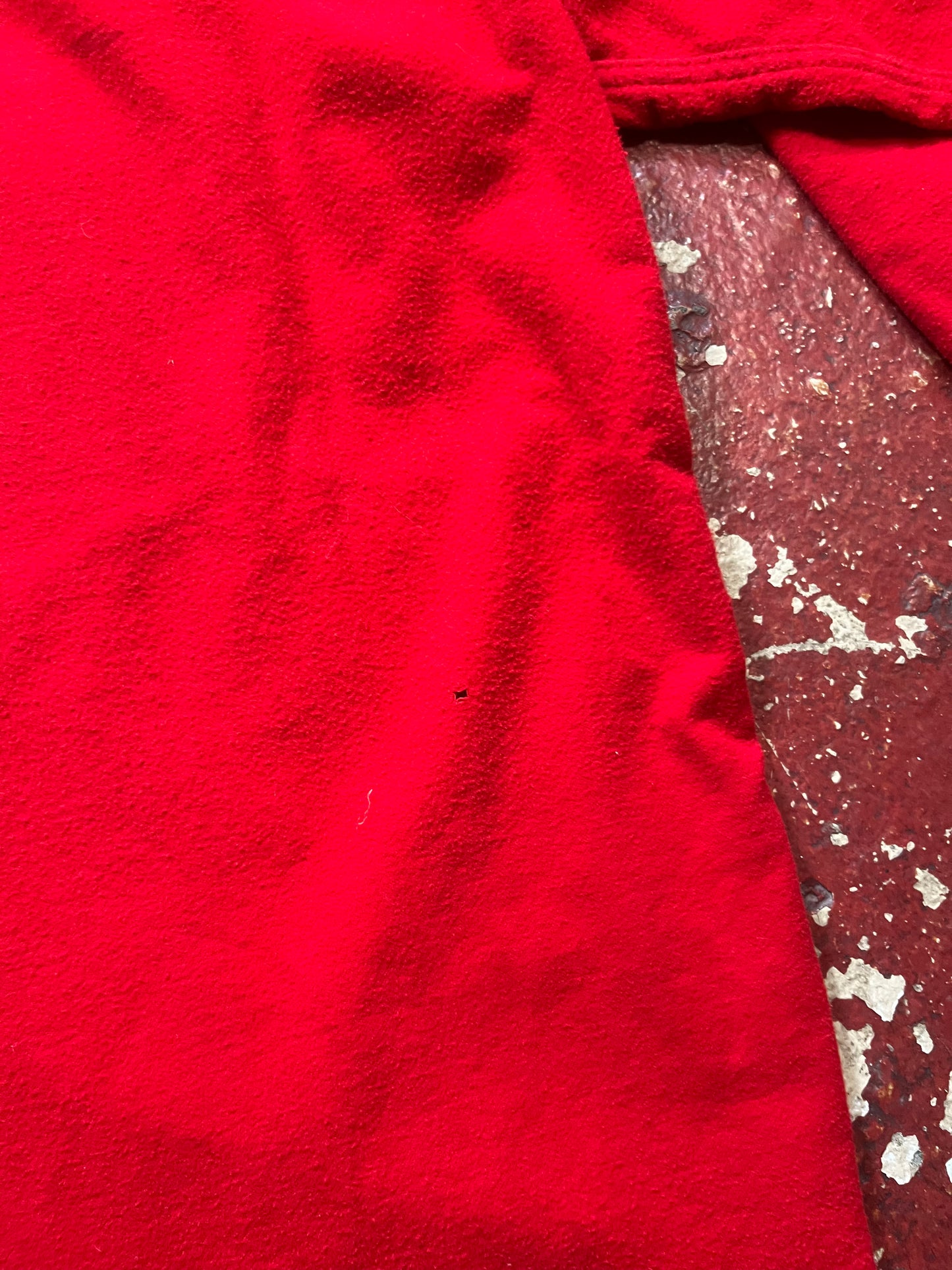 50s/60s Sears Red Cotton Long Sleeve Shirt