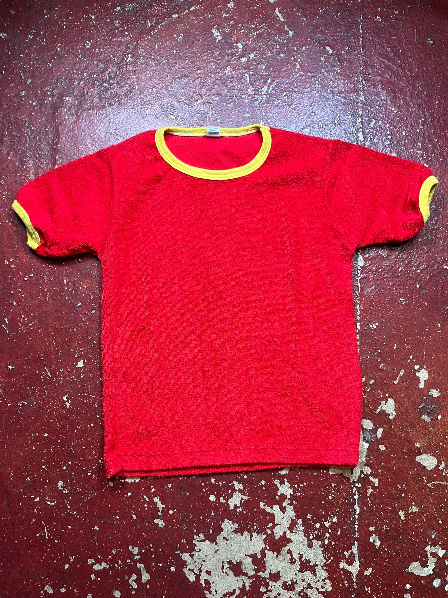 70s Terry Cloth Ringer Shirt