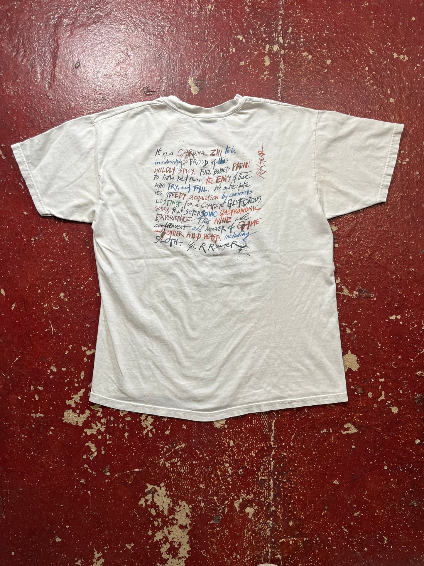 1995 Ralph Steadman Cardinal Zin Tee