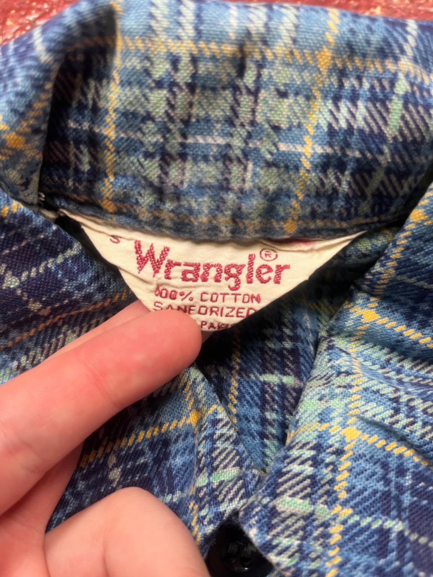 60s Wrangler Cotton Flannel